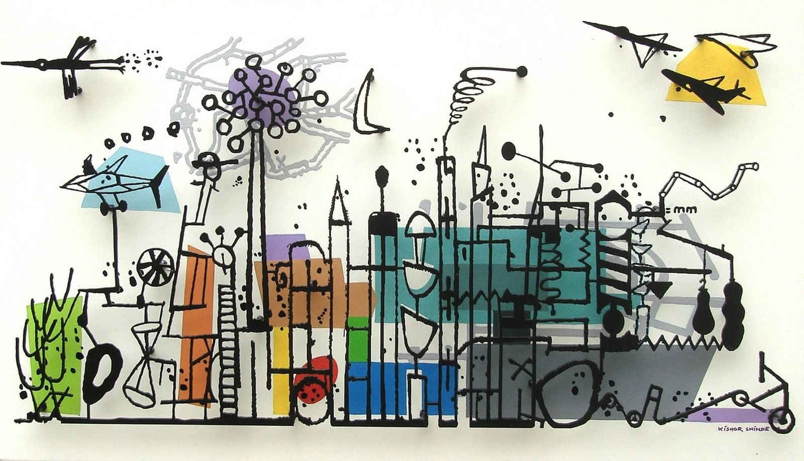 Kishor Shinde, Cityscape 2, 2012