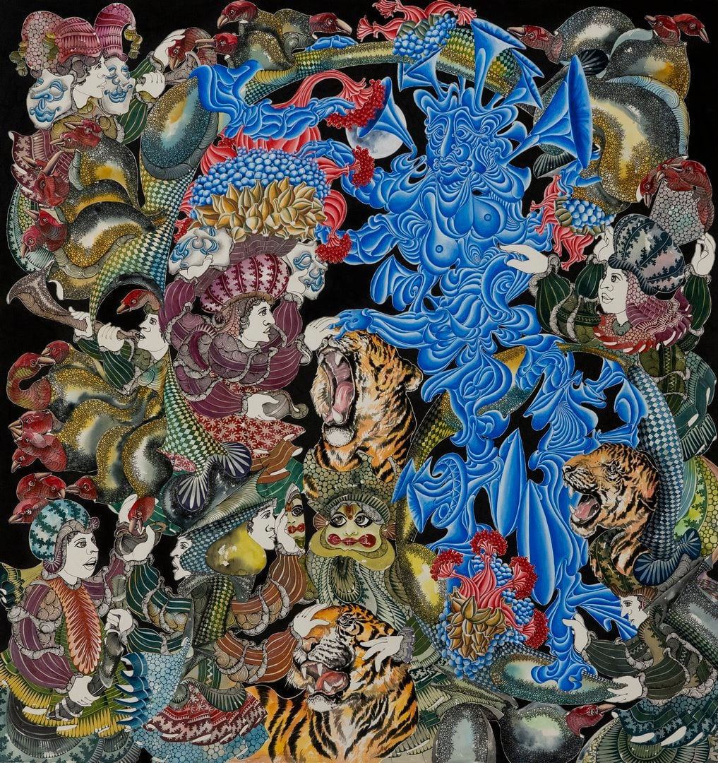 Nandan Purkayastha, Yali (Cosmic Echoes) , 2023