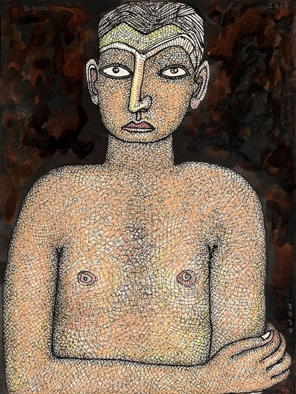 Jogen Chowdhury, Young Boy, 2014