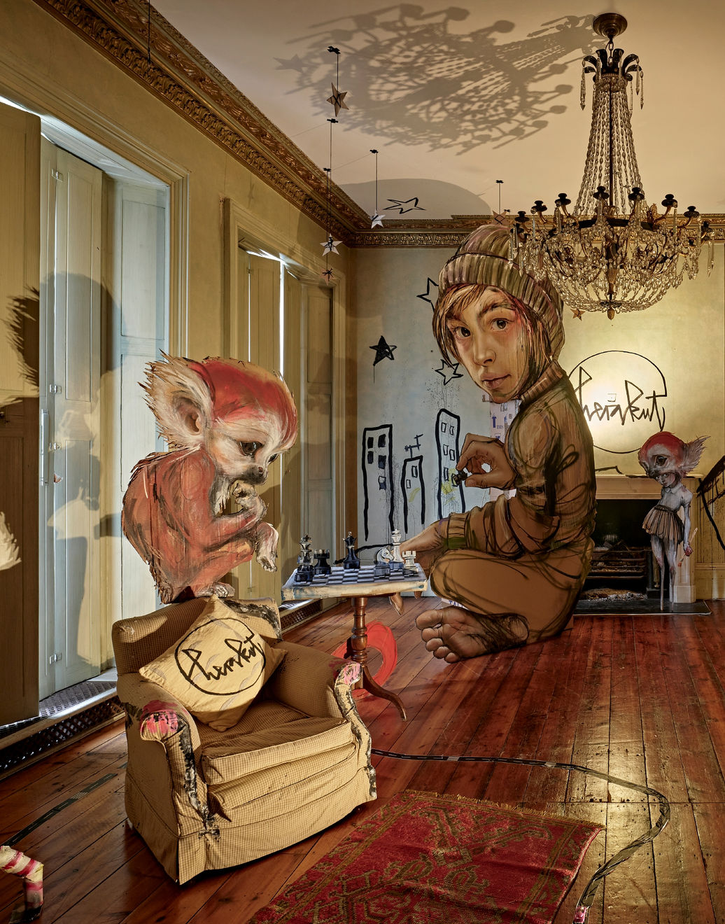 Herakut, Thinker Monkey, 2020