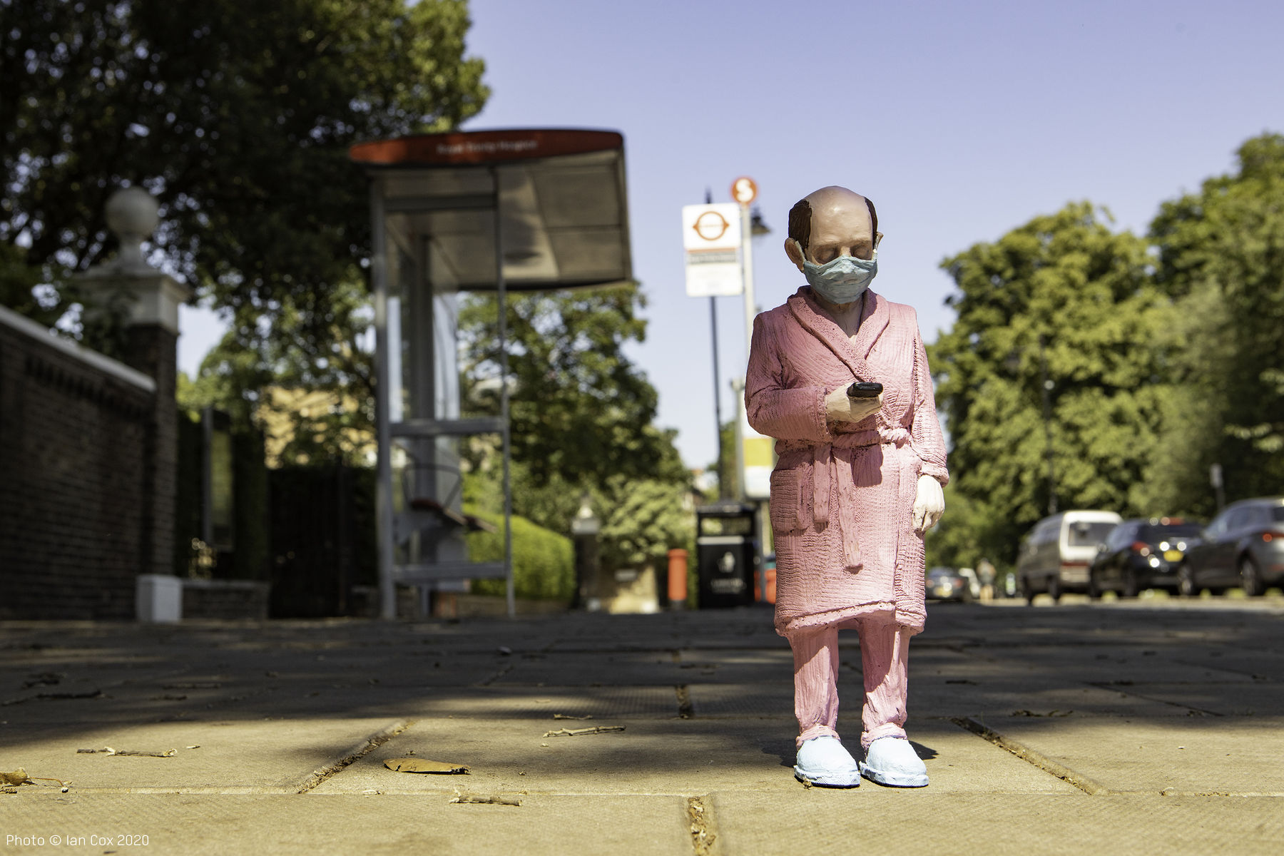 Isaac Cordal, Homie II, 2020