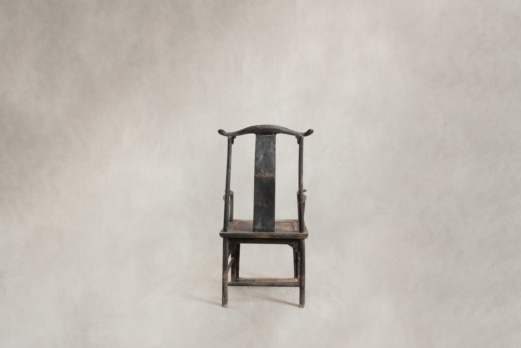 Chinese Antique, Pair of Official's Hat Armchairs, Henan Province, Early 19th Century