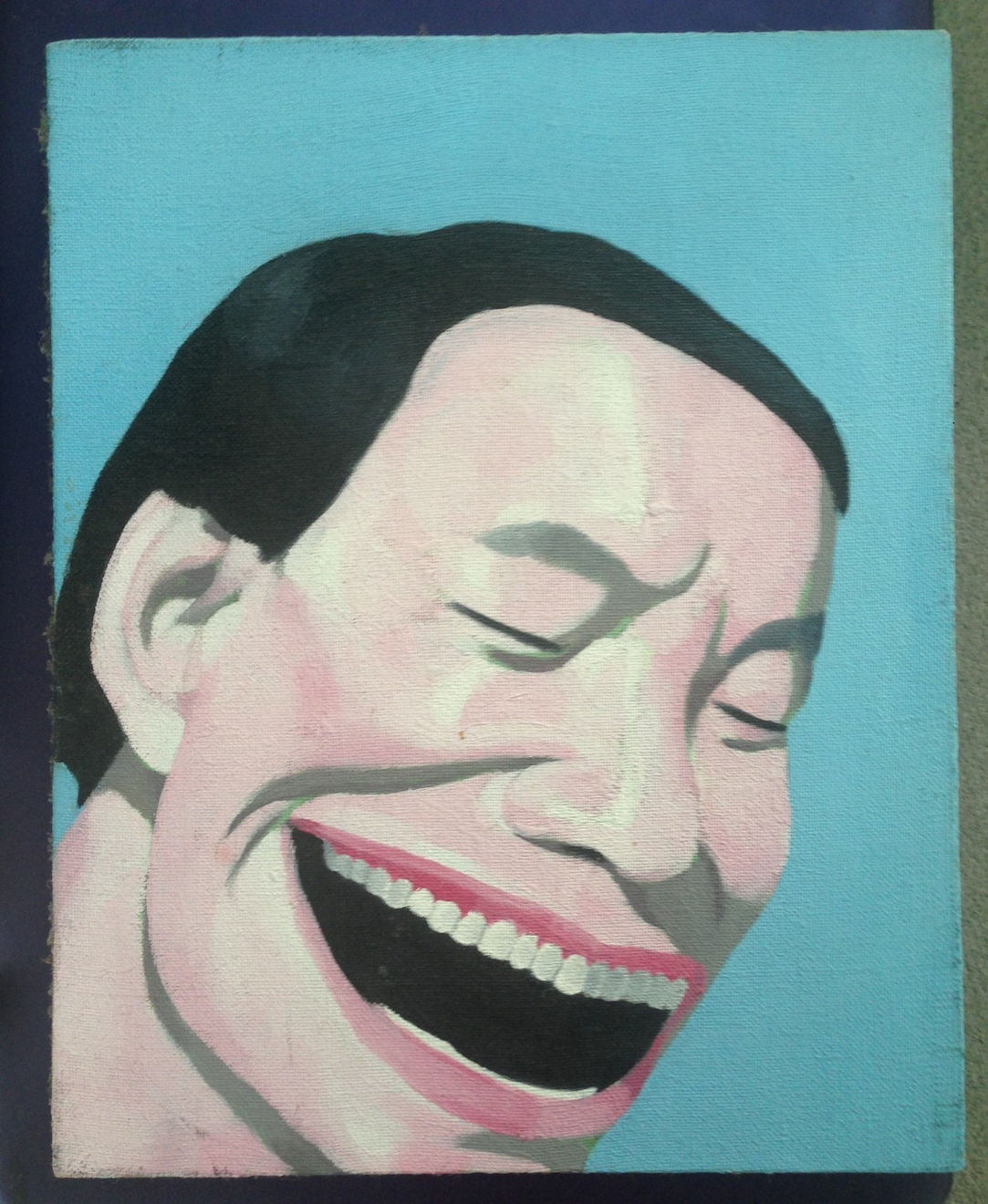 Yue Minjun, 99 Idols Series No. 62, 1996