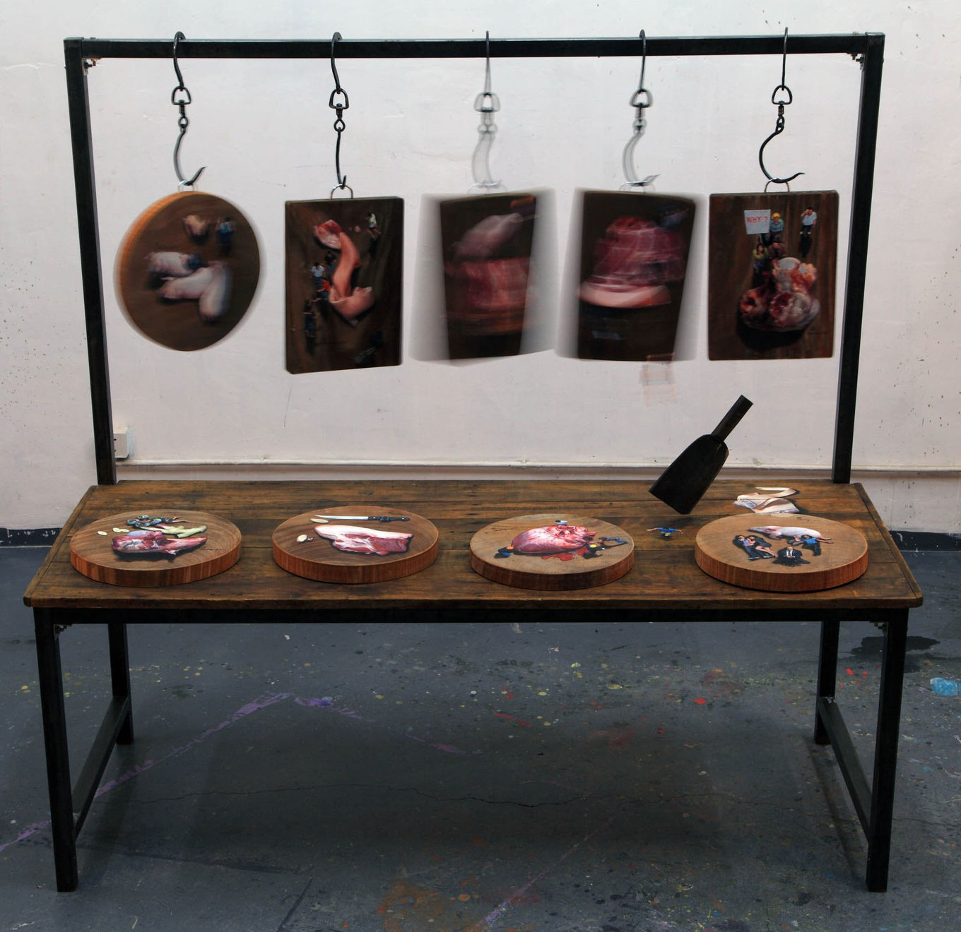 Zhou Jinhua, The Butcher's Market Series, 2012