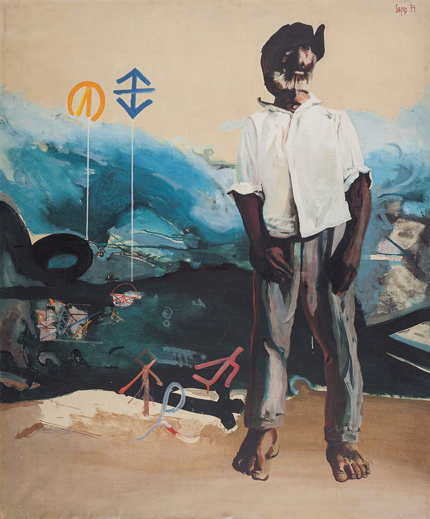 Sepp Baendereck, Feito uma árvore de toda altura (baseado em foto de M. Bisilliat), 1974