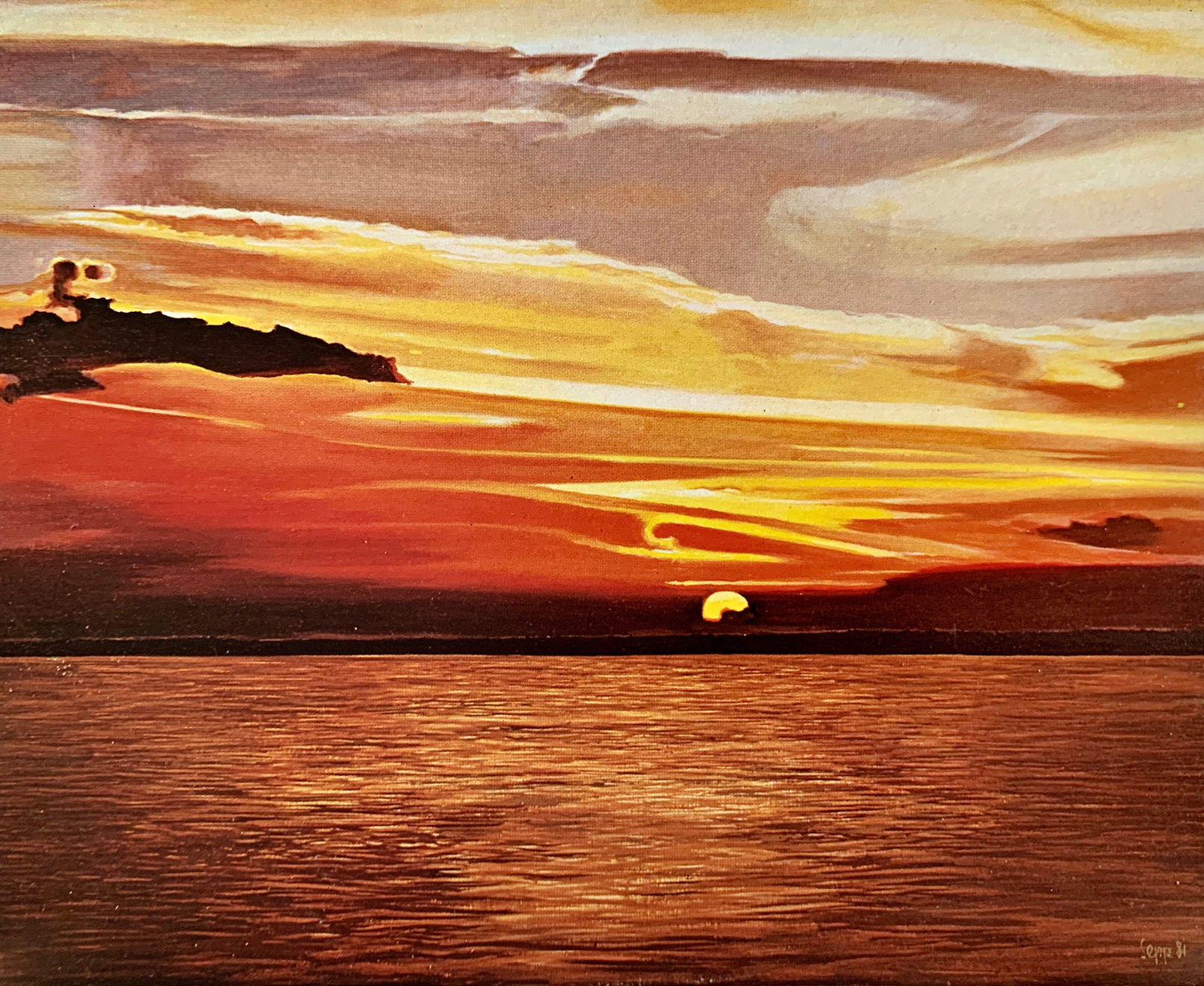 Sepp Baendereck, Pôr-do-Sol XIII, 1981