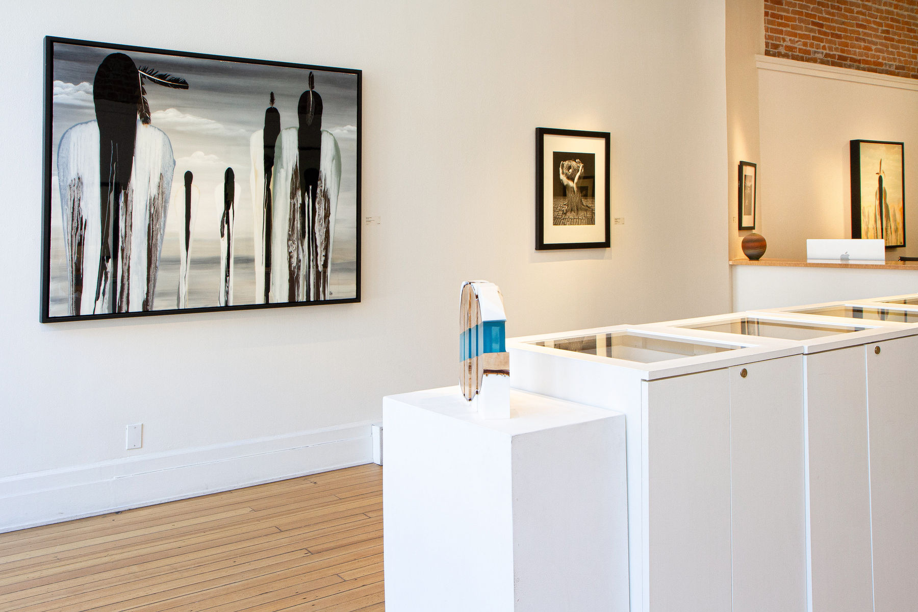 Silver gelatin print of Fringe Gallery artist Jerry Uelsmann's Journey Into Night