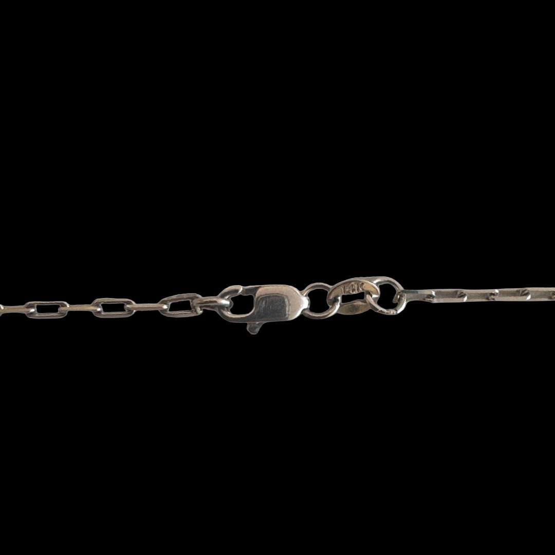 Rectangle Link Chain by Fringe Gallery studio jeweler Lauren Chisholm