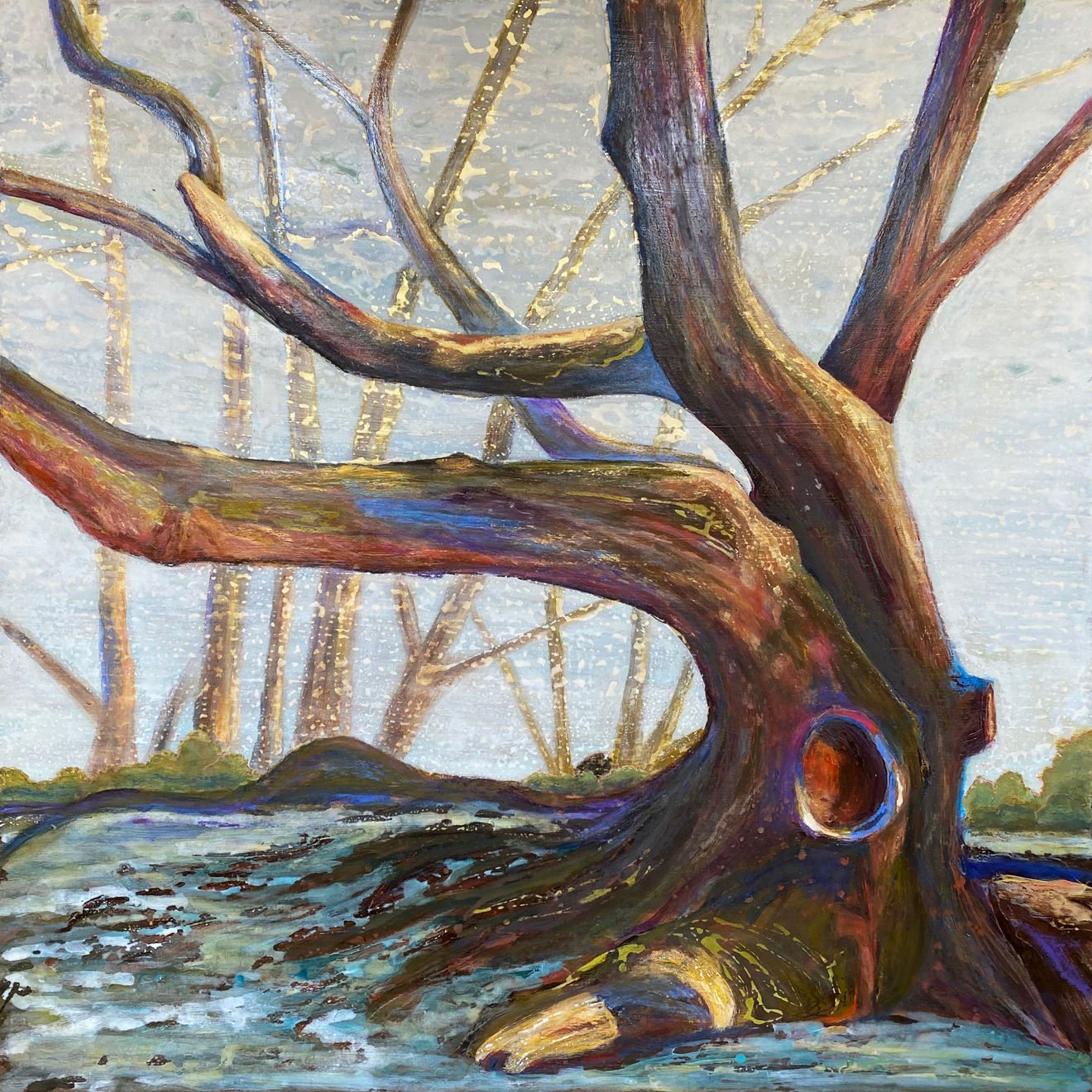 Katherine Lott, Lean on Me 18x18 Archival Paper Print