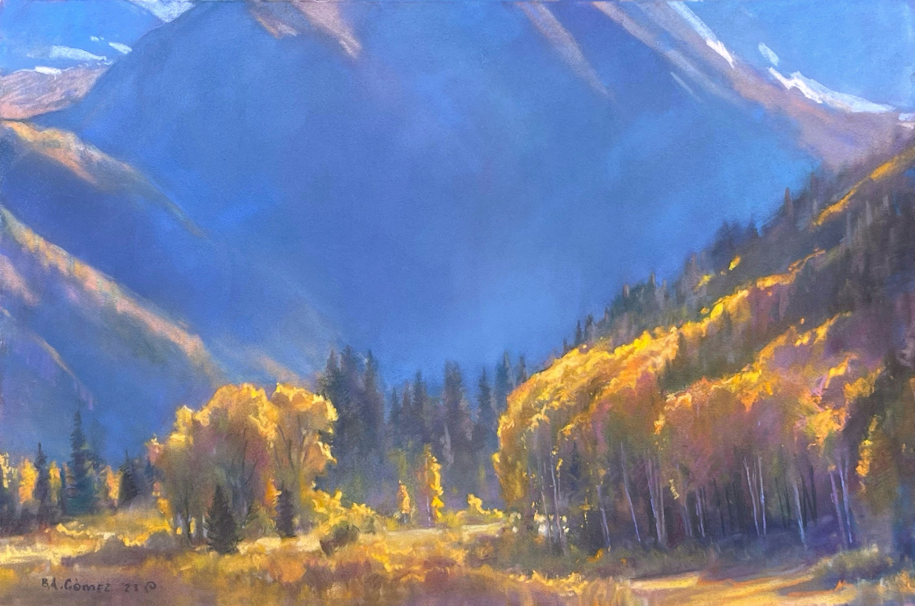 Bruce A. Gómez, Early Morning Fall, Society, 2023