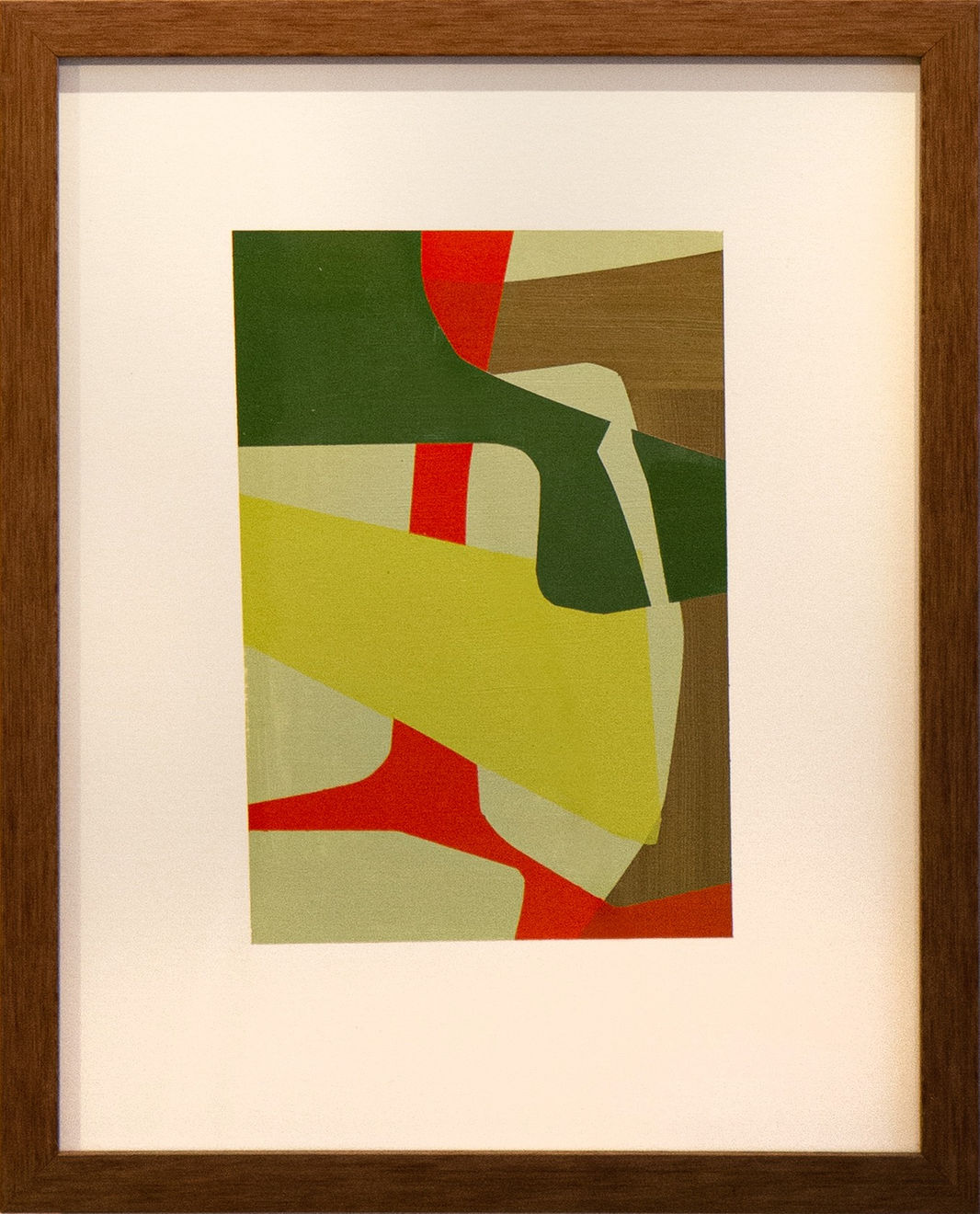 Framed acrylic on paper painting by Susan Dory