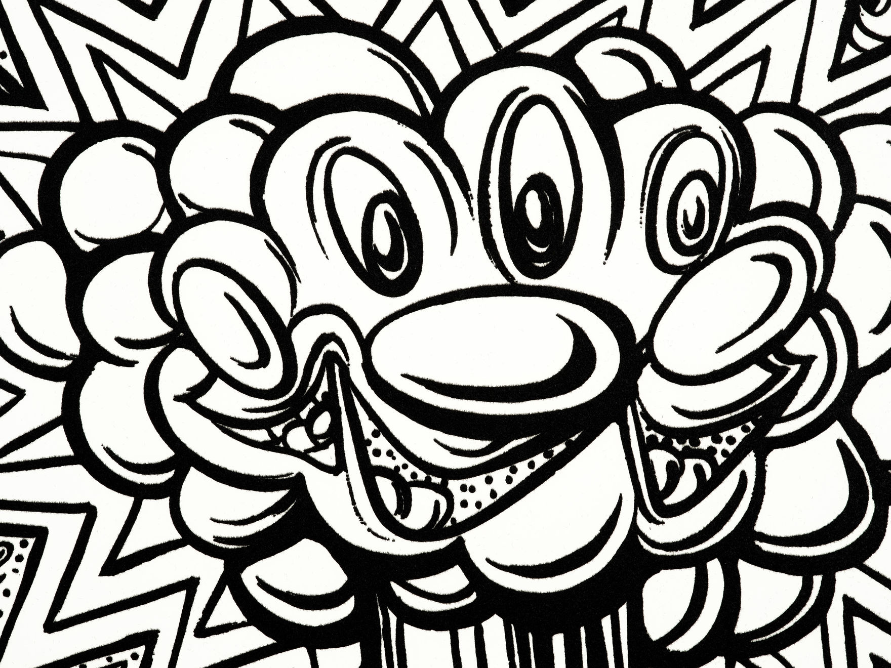 Kenny Scharf, Worldz End (Day), 2023