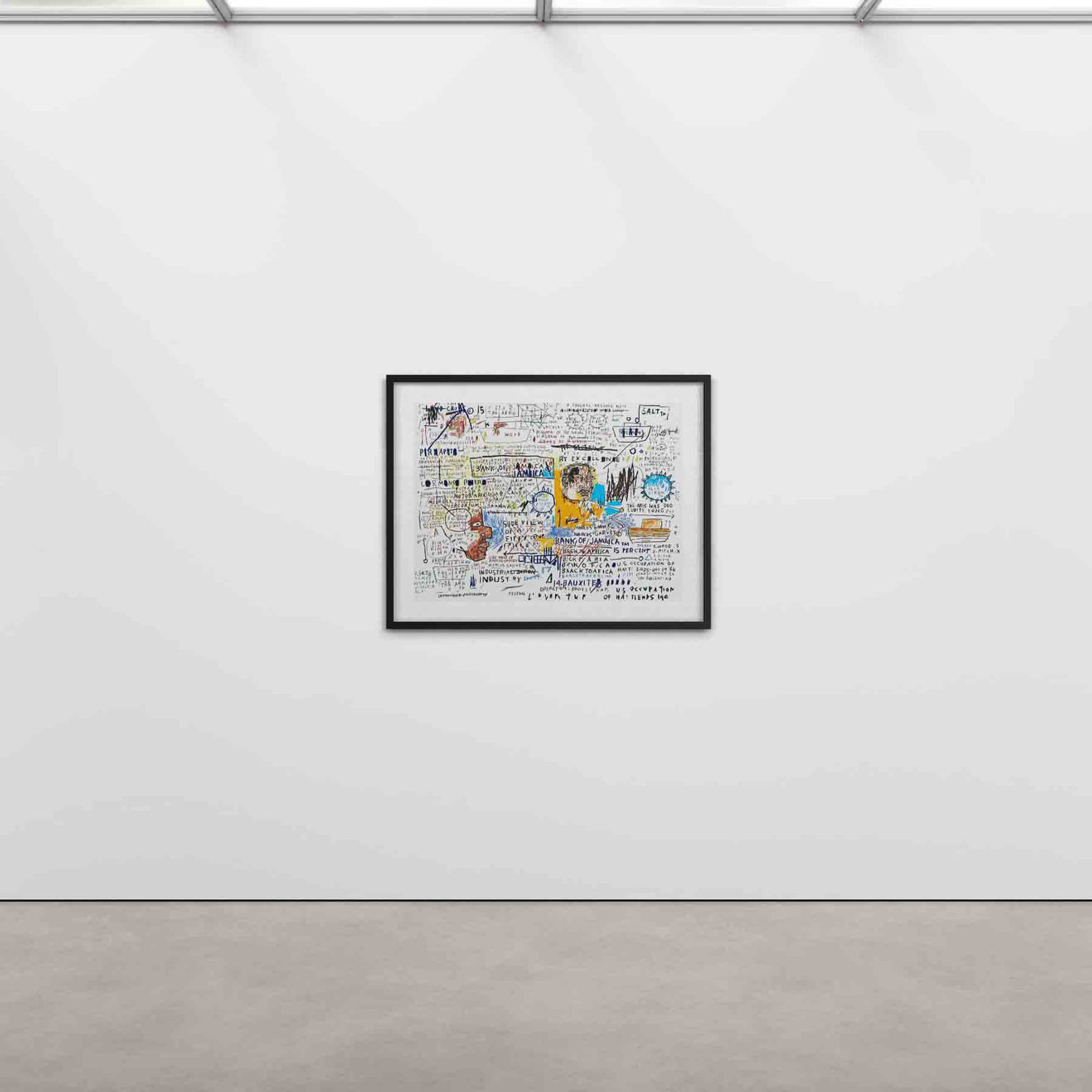 Jean-Michel Basquiat, 50 Cent Piece, 2020