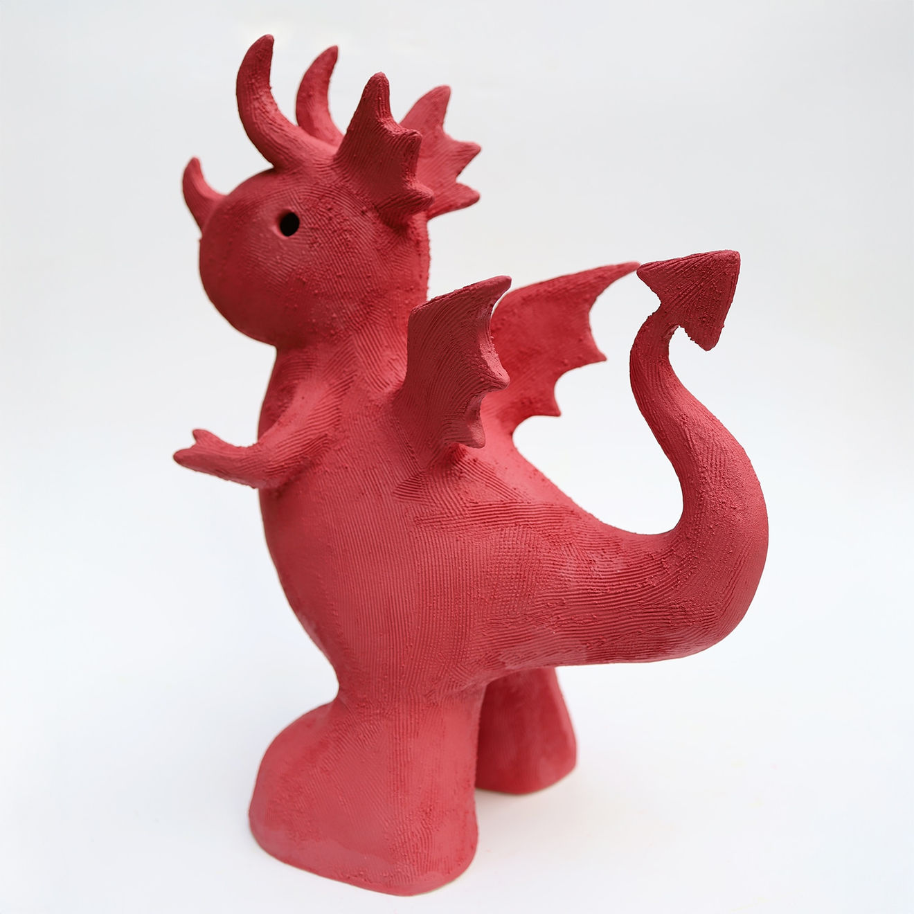 Austyn Taylor sculpture of red dragon