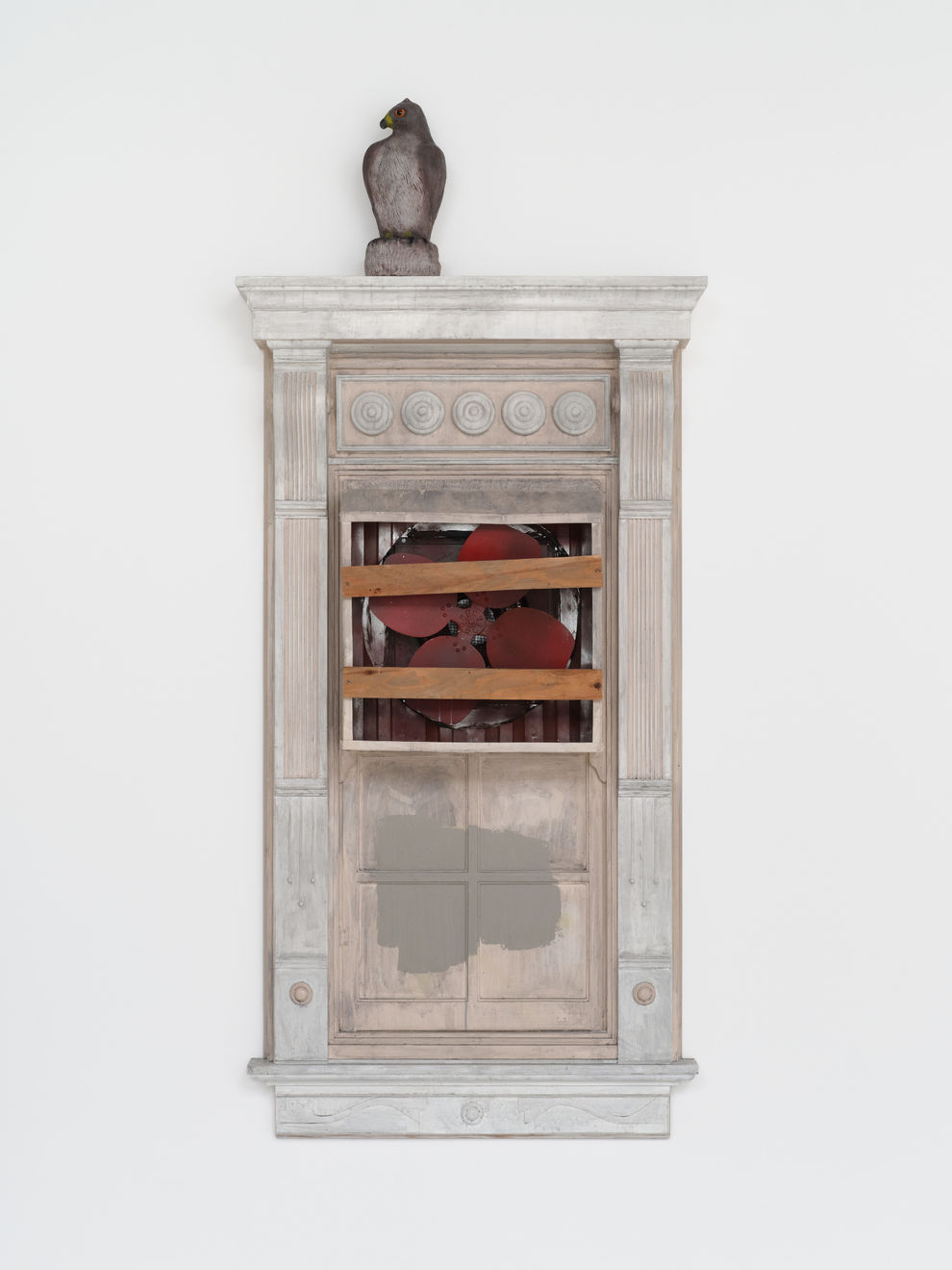 Malcolm Kenter, Hawk and Fan Intervention, 2025