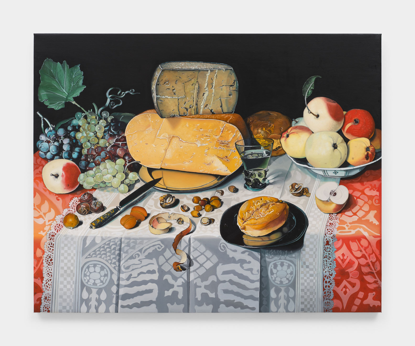Nick Angelo, My God, Does He Eat Alone! (After Floris Claesz van Dijck), 2024