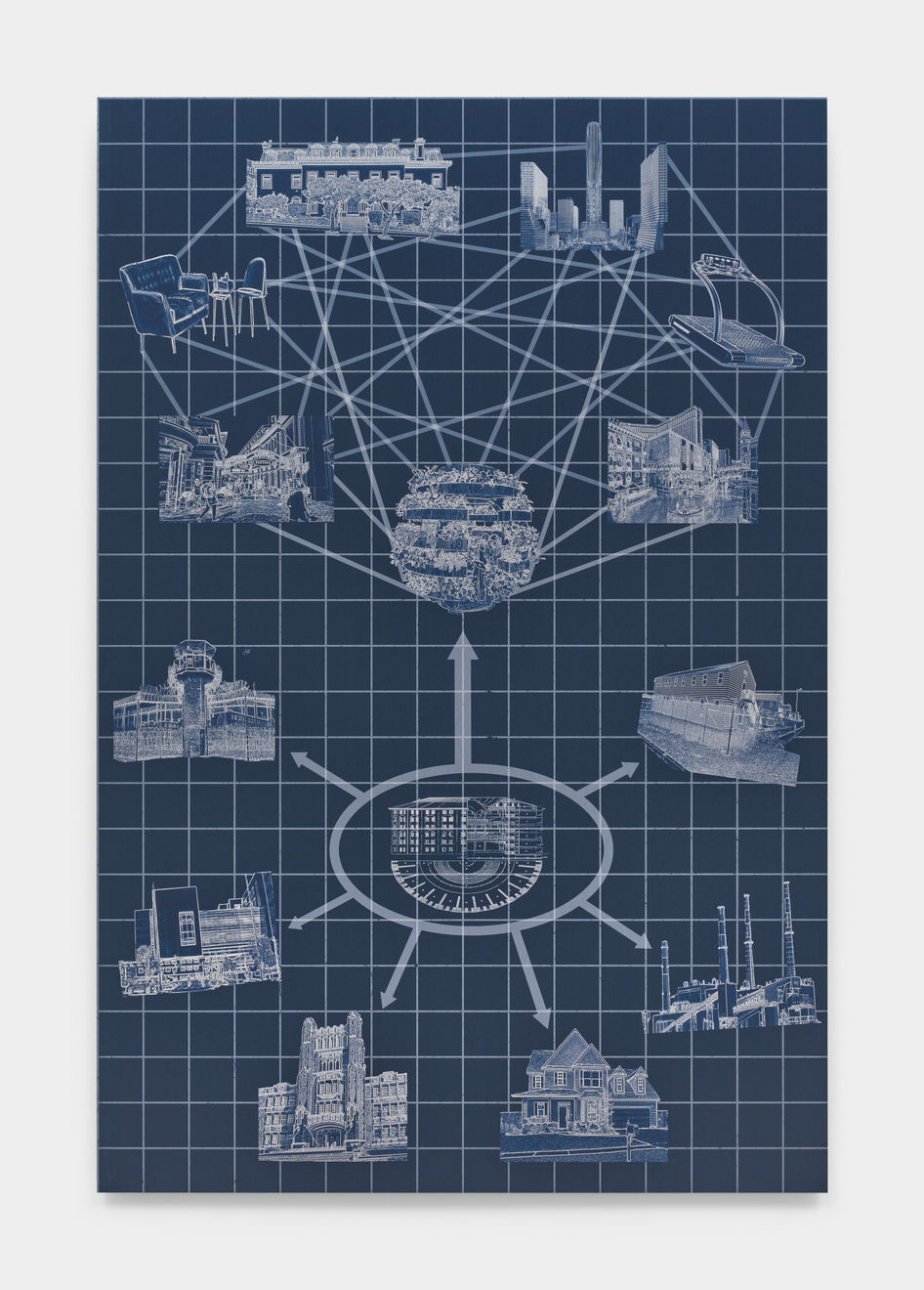 Nick Angelo, Blue Opal, 2024