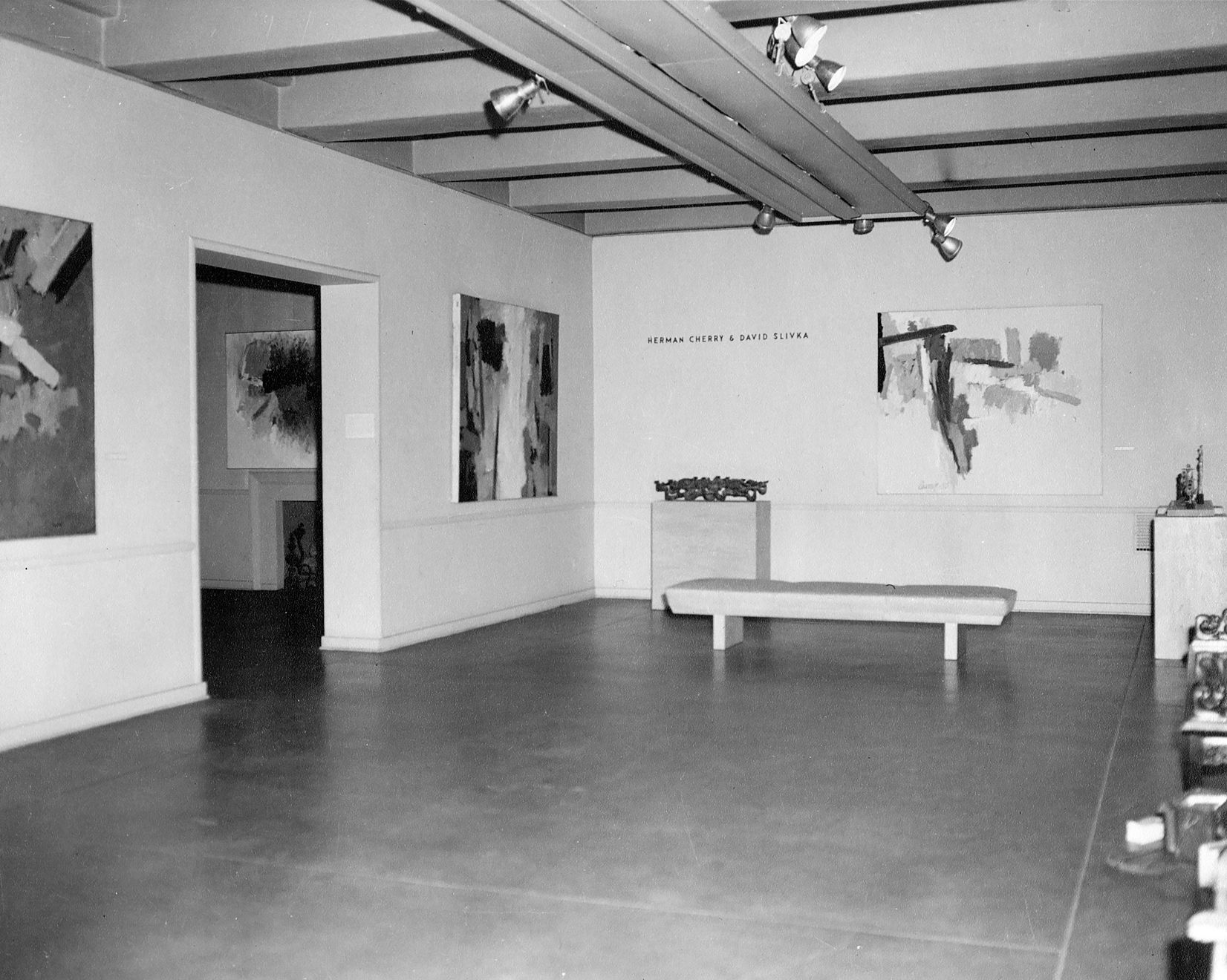 Herman Cherry, Pasadena Museum of Art, Installation View, 1959