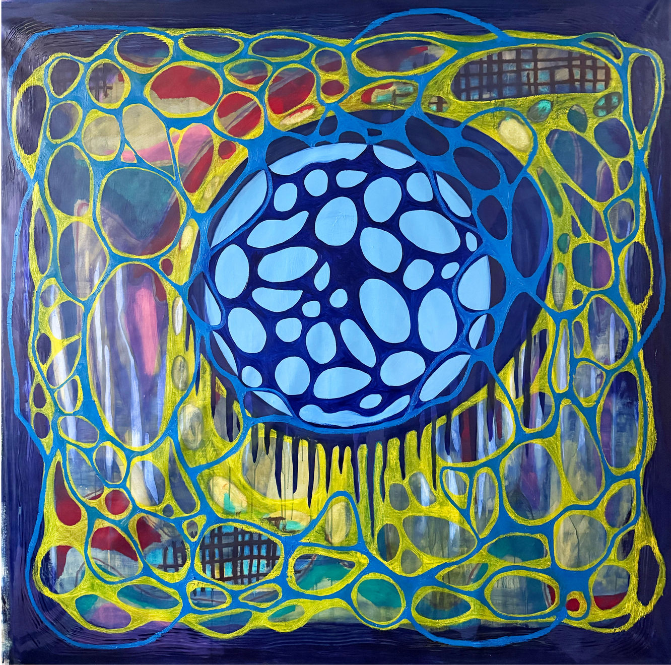 by Ohne Titel, Unwoven the lattice, 2024