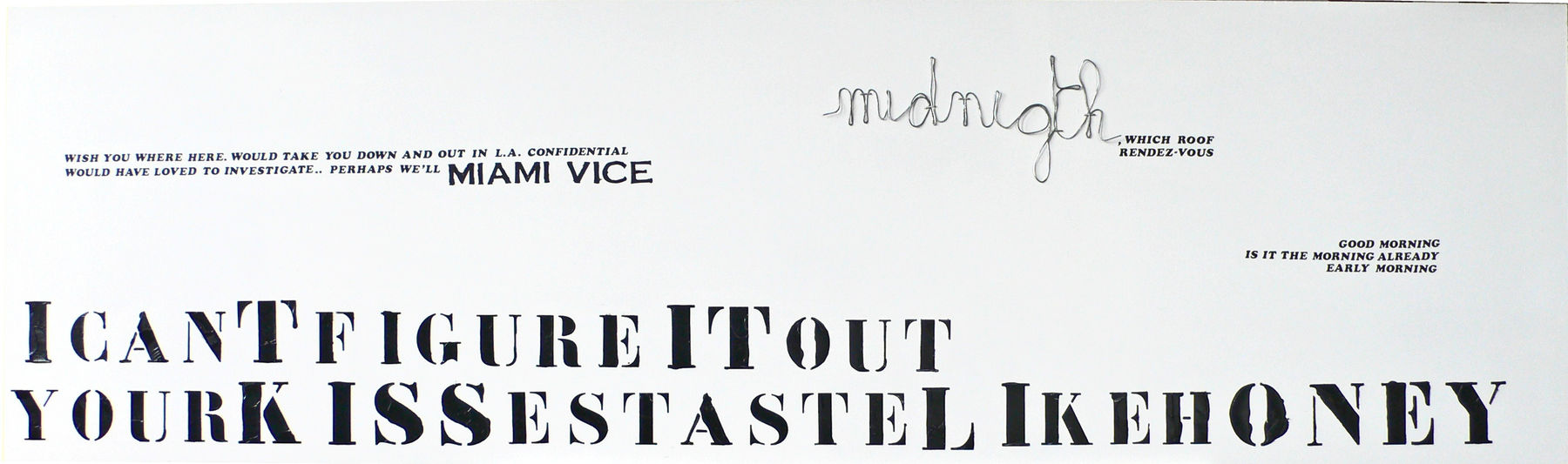 by Ohne Titel, Midnight (Homage to you) , 2010