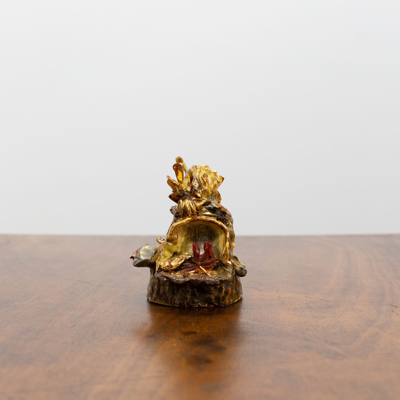 Nichola Shanley, Indented Isle with Fire, 2020