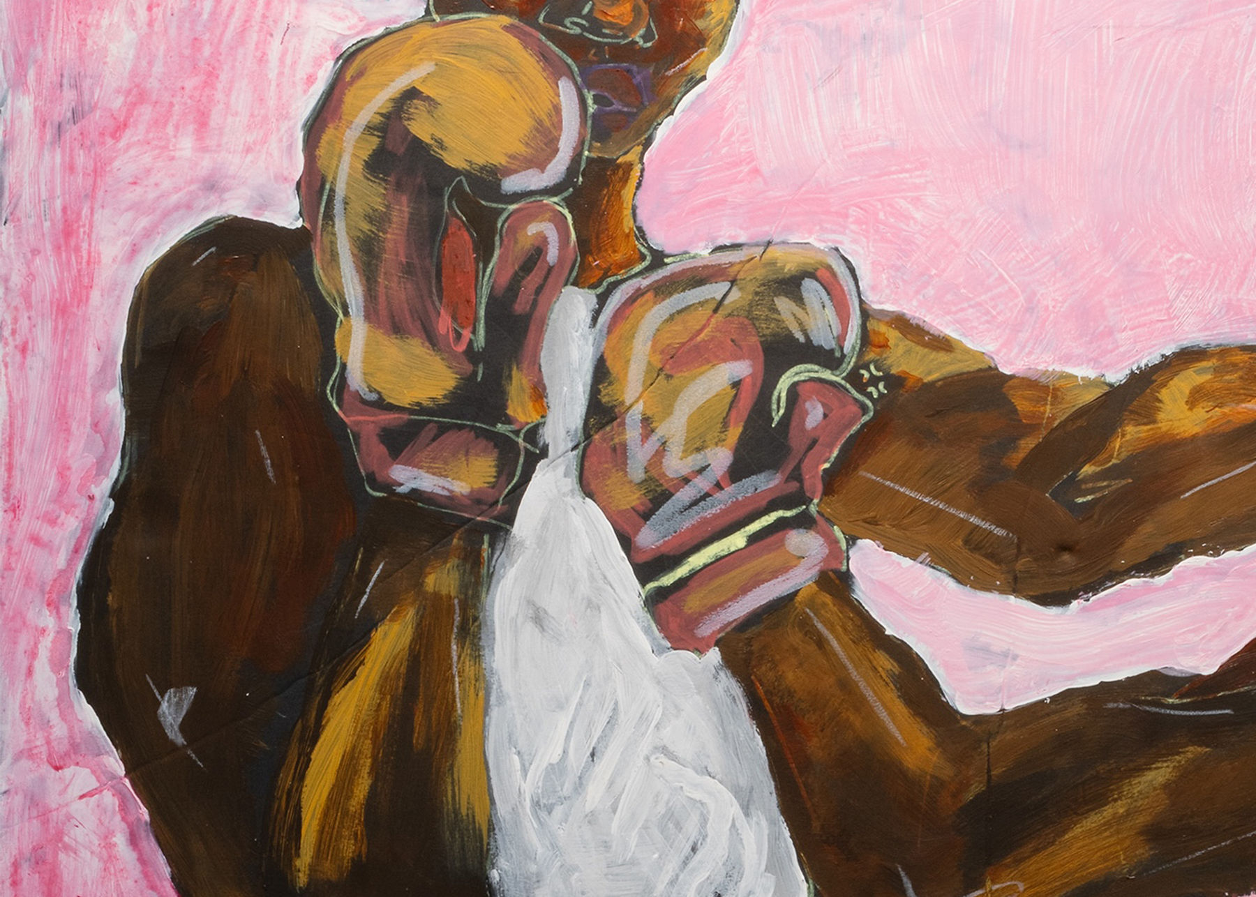 Betty Ogundipe, Pink Fight, 2022