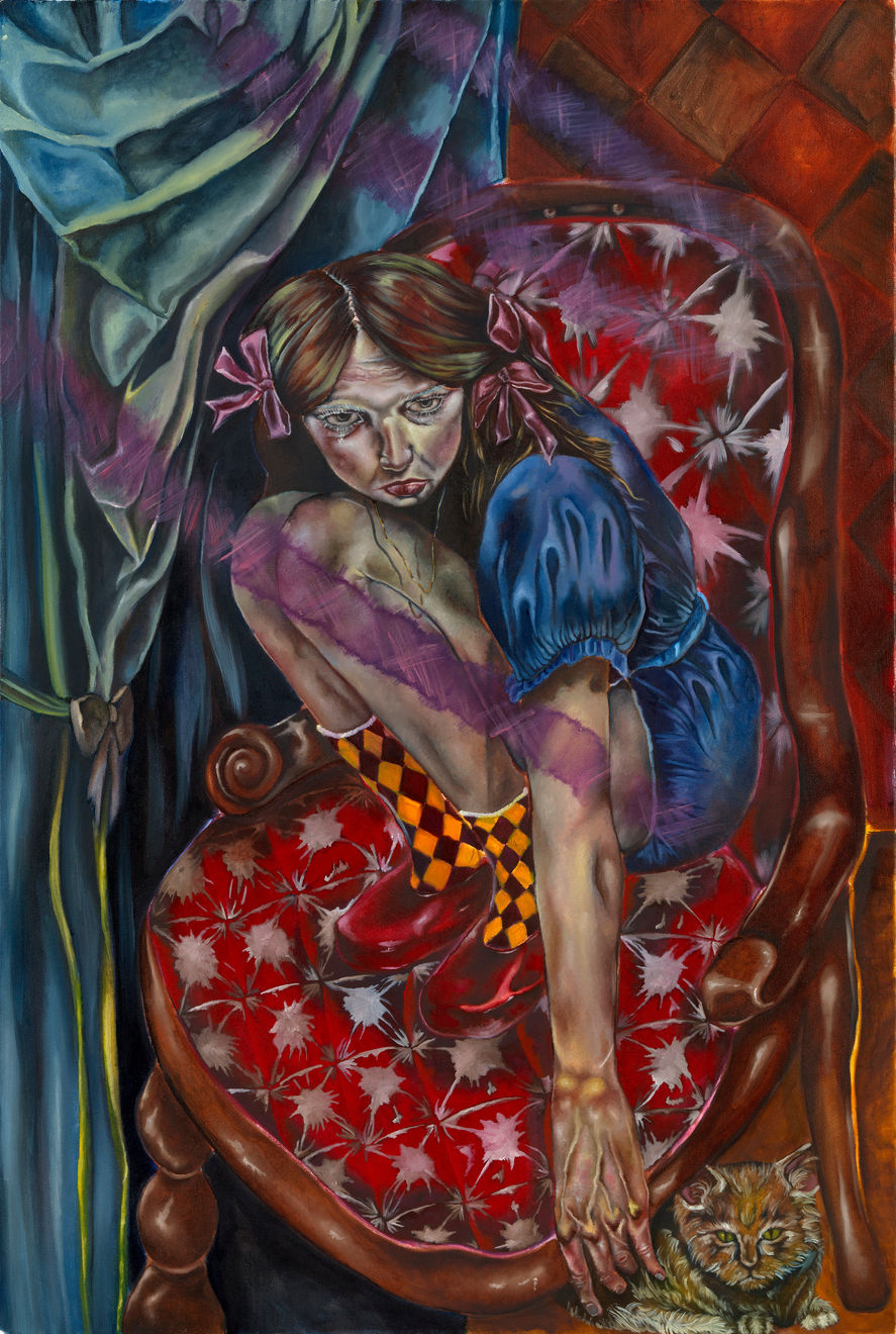 Estelle Simpson, To See through Purple Spotlights, 2025