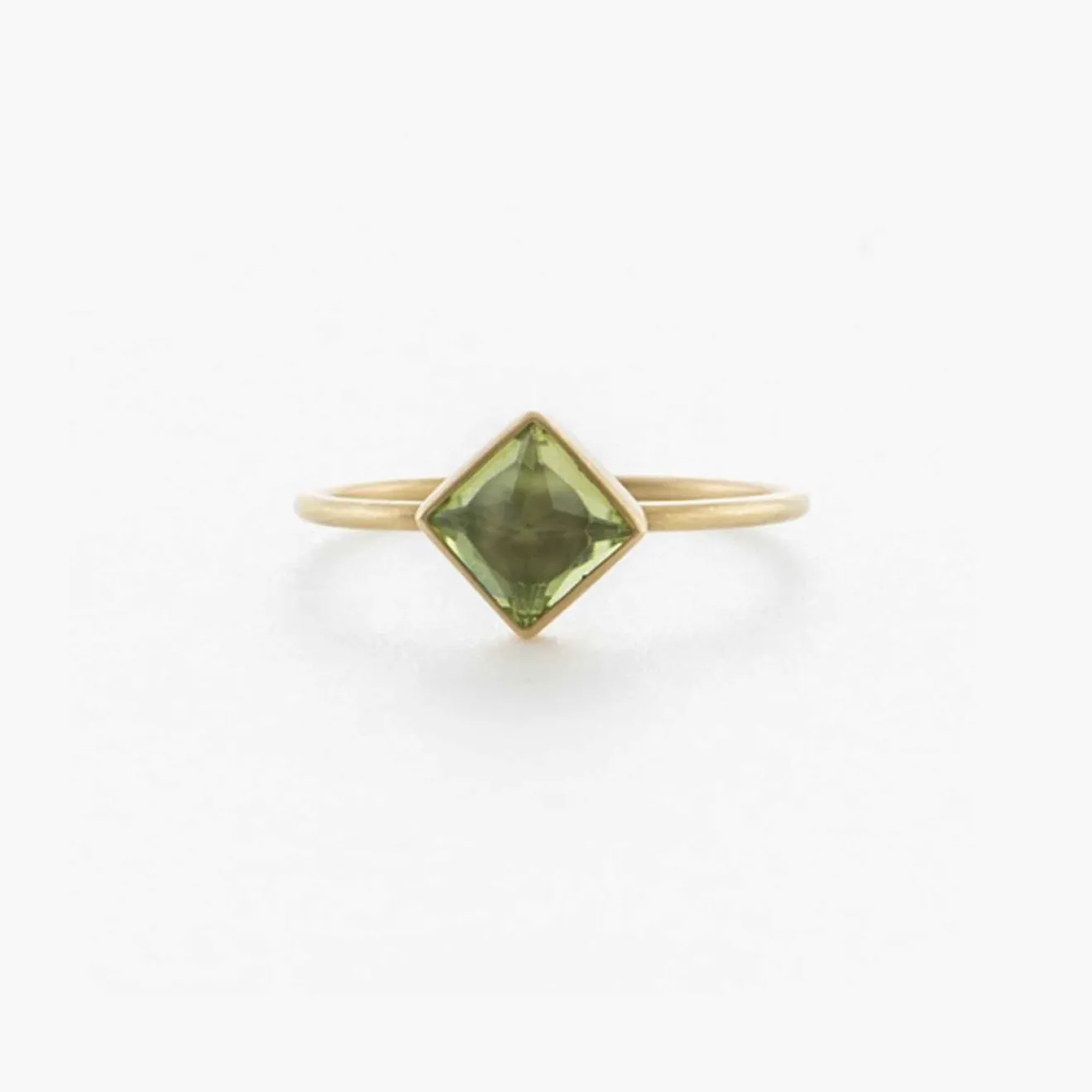 Gabriella Kiss, Square Peridot Ring