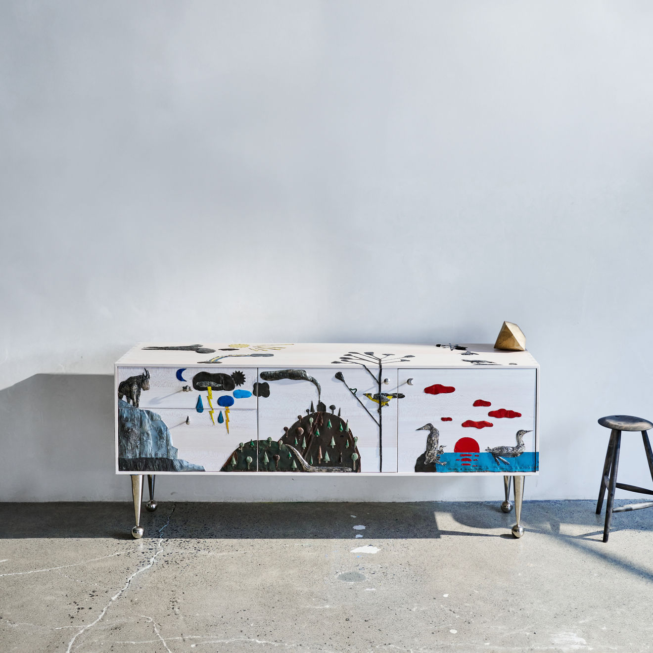 Sawkille Co., Loon Sunset Credenza, 2023