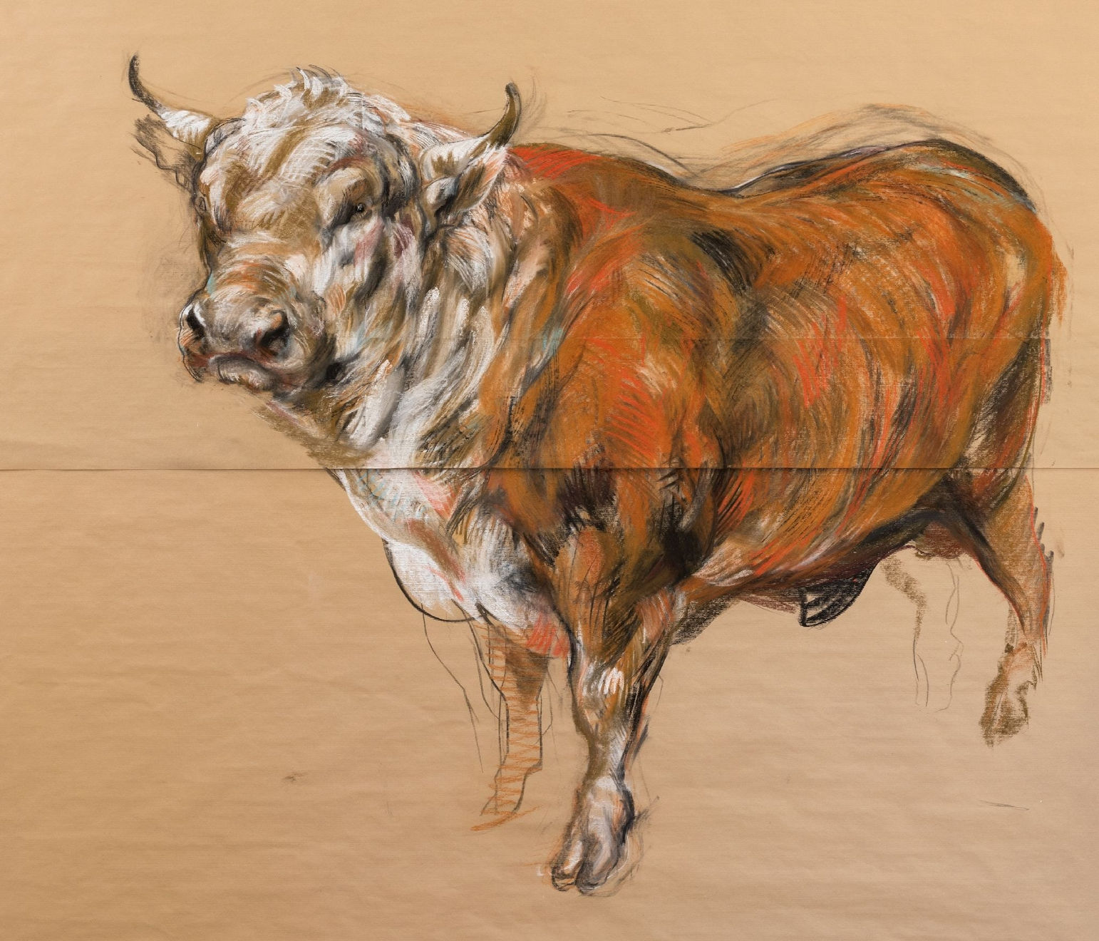 Nicola Hicks, Red Bullock, 2018