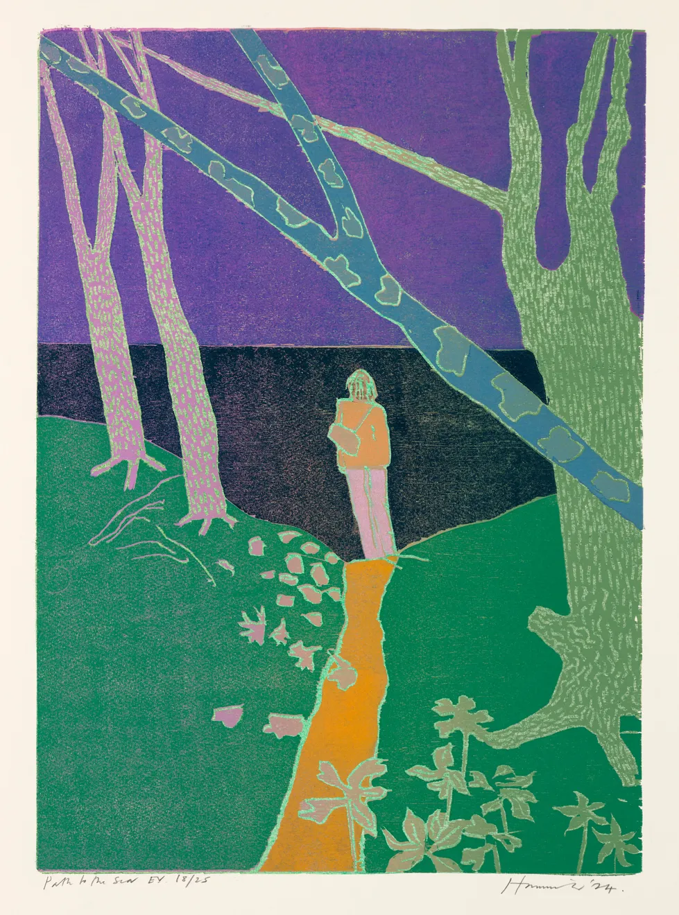 Tom Hammick, Path to the Sea E.V. 18/25, 2024