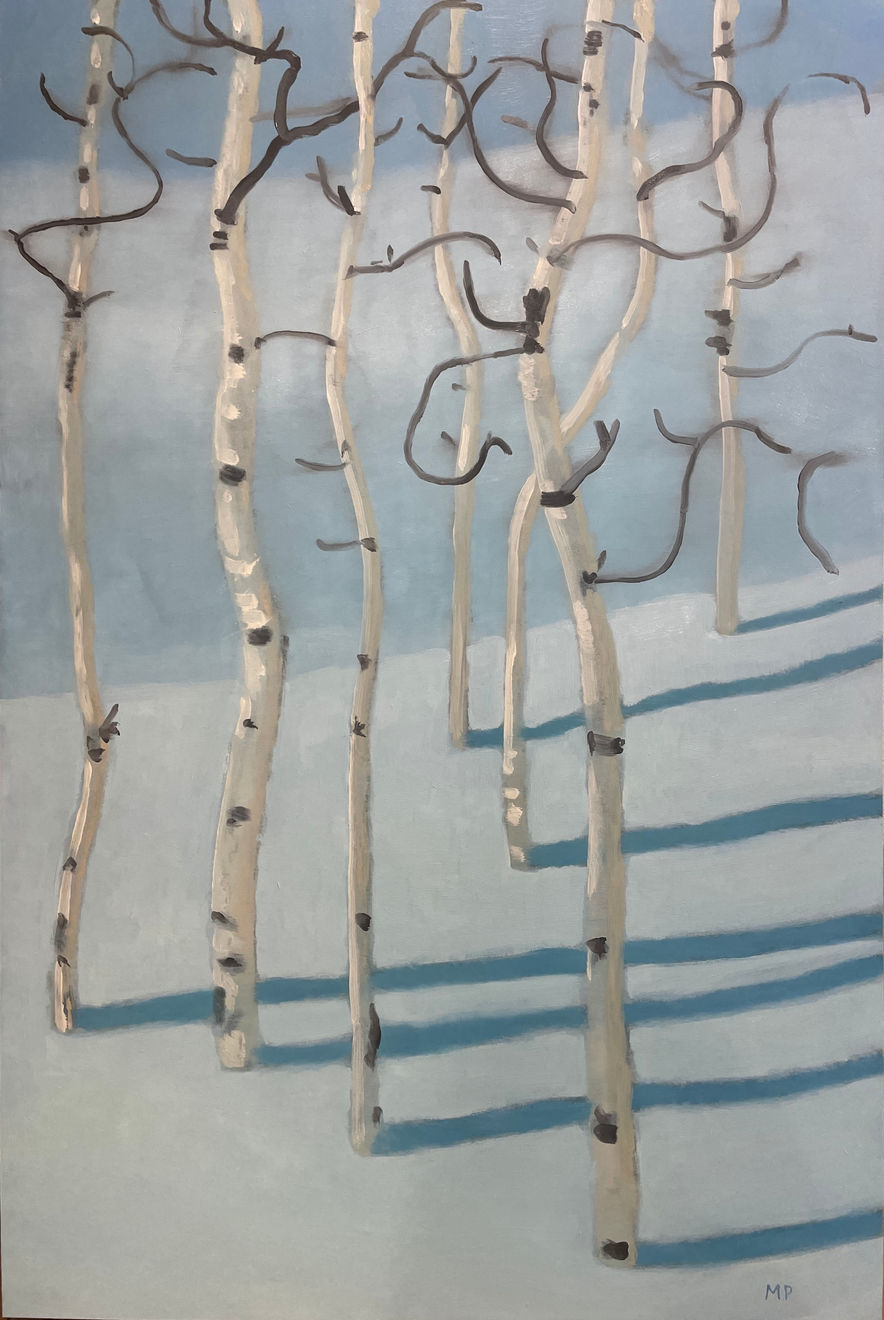 Mike Piggott, Winter Aspens, 2021