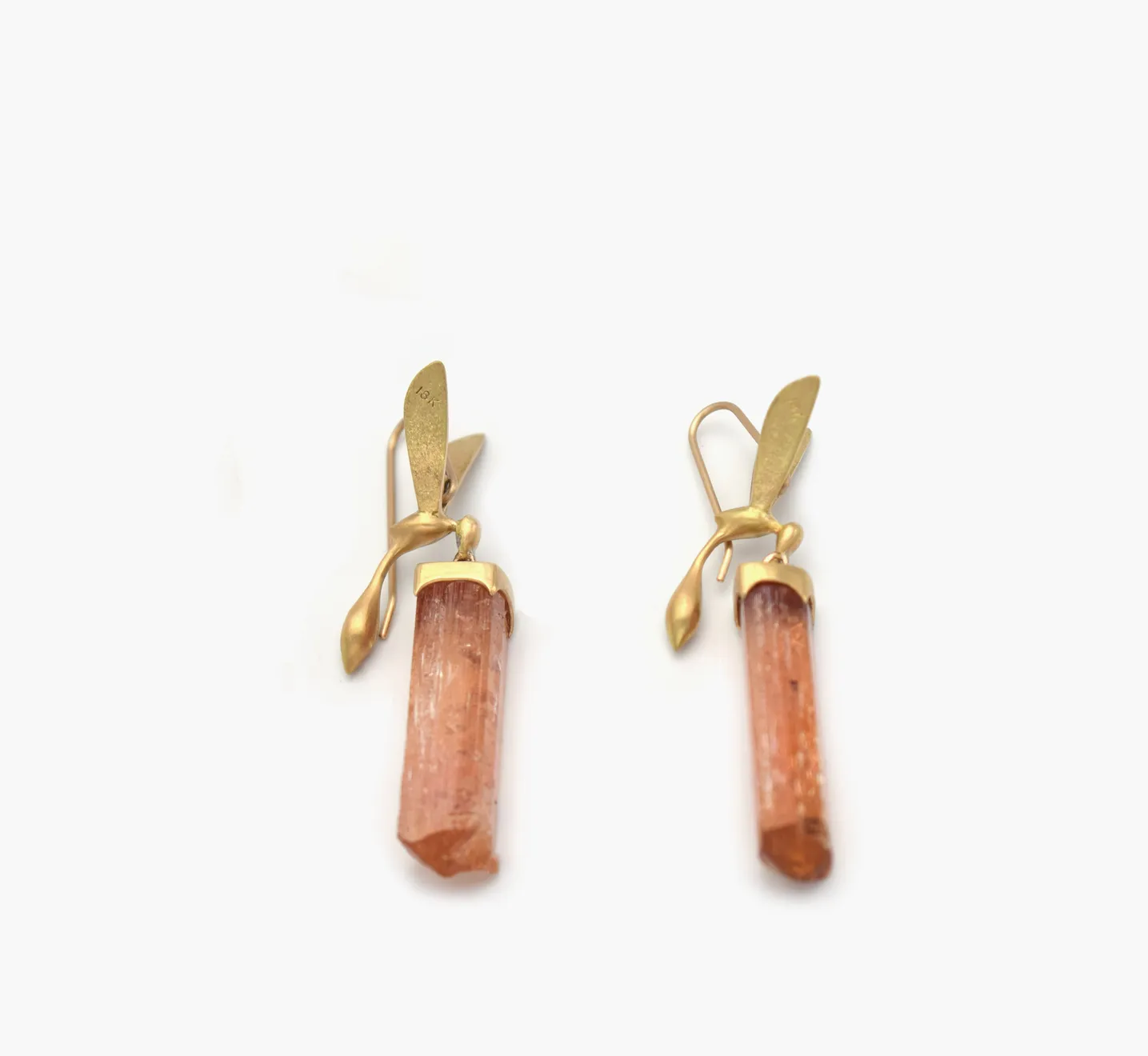 Gabriella Kiss, Imperial Topaz Crystal Earrings