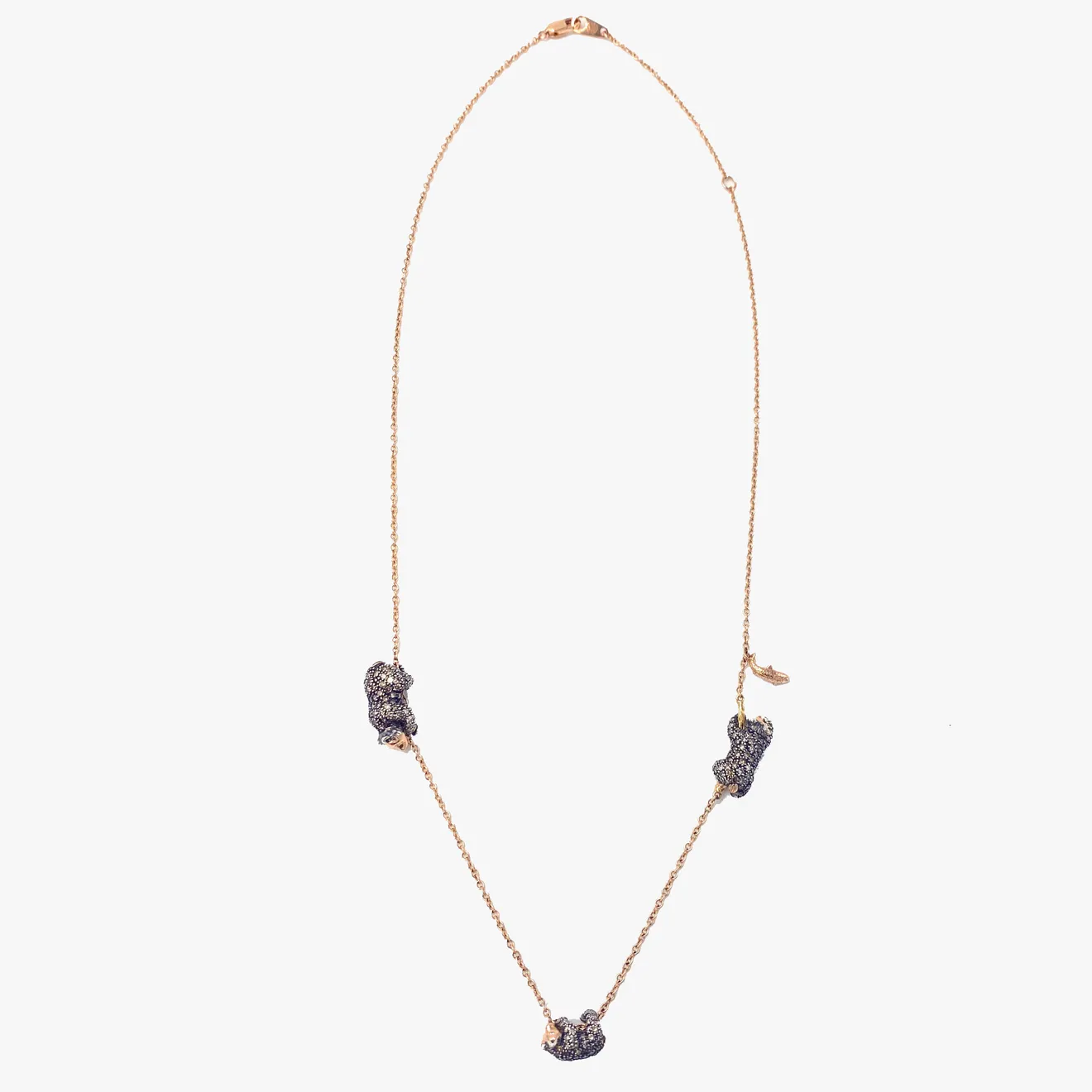Bibi Van Der Velden, Trio Bear Necklace