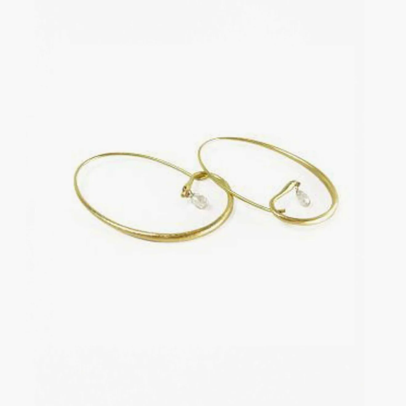 Gabriella Kiss, Diamond Snake Hoop Earrings