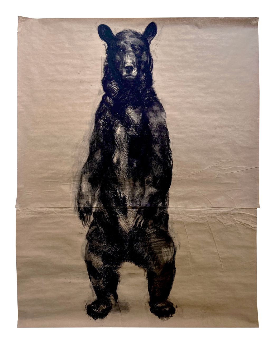 Nicola Hicks, Standing Black, 2023