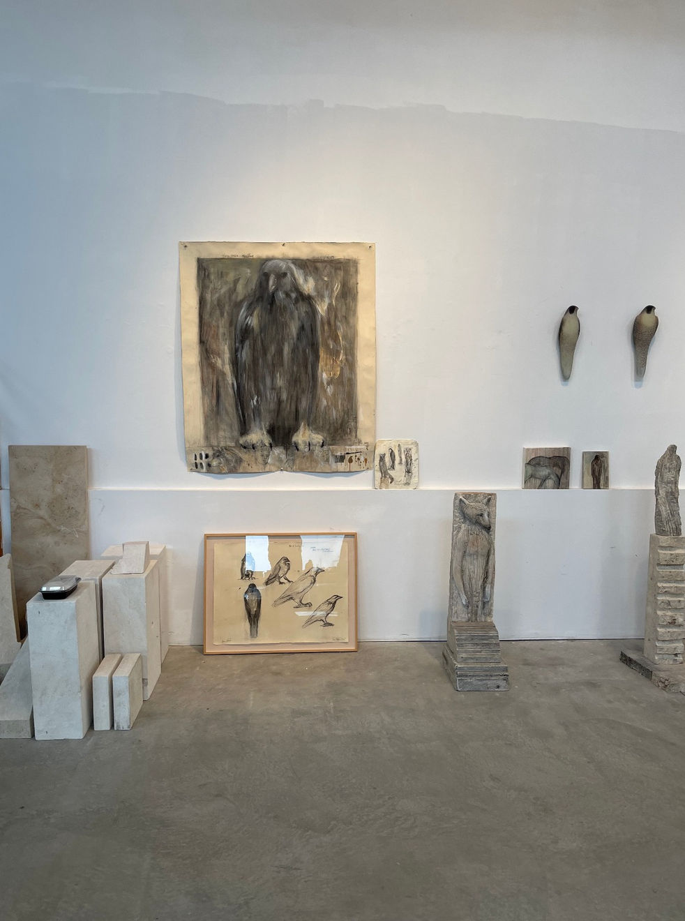 Jane Rosen, Mama Raven Moulting, 2021