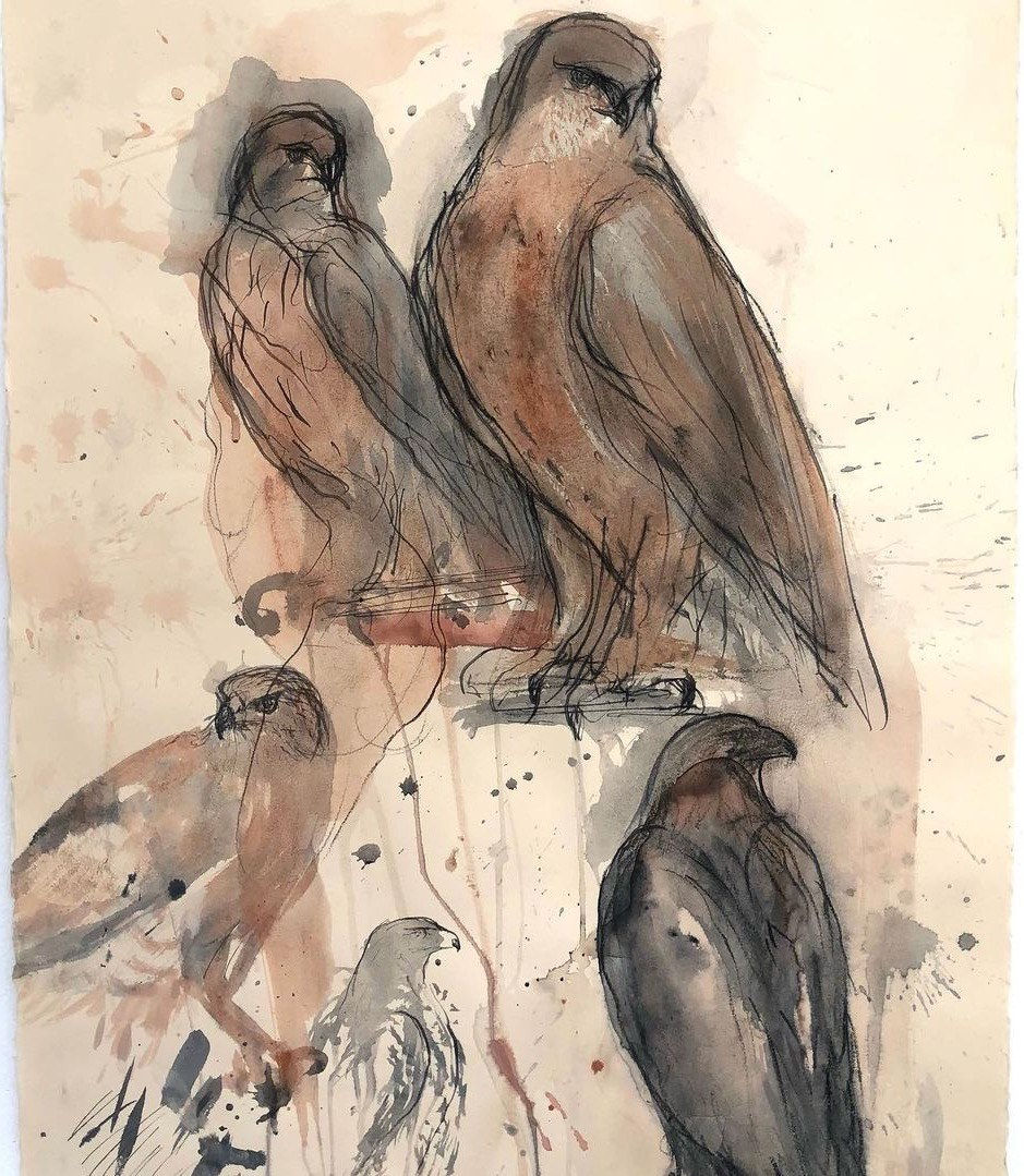 Jane Rosen, Red Tail Eagle, 2020