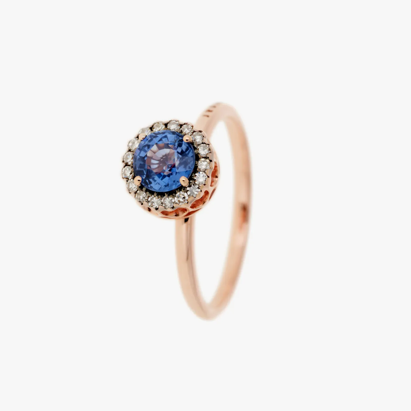 Selim Mouzannar, Beirut Ring Ring with Diamonds and Blue Sapphires