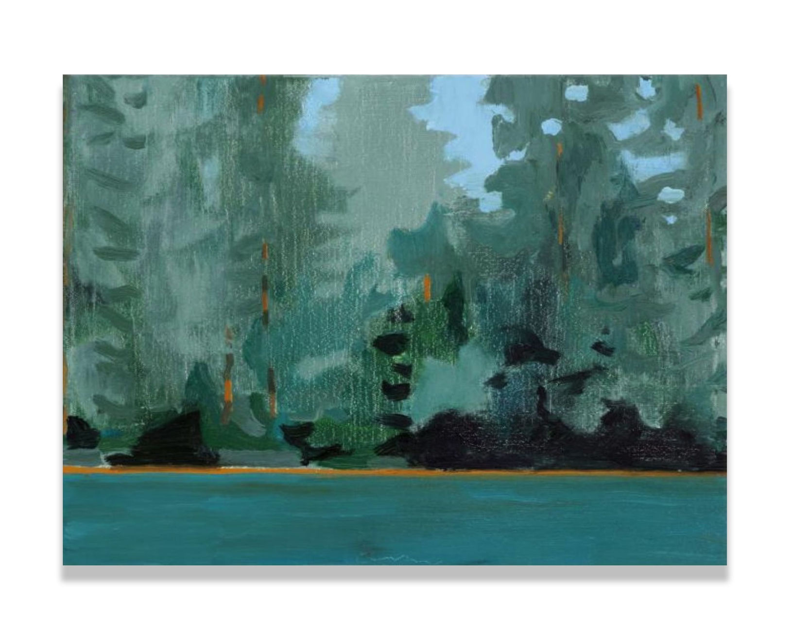 Eric Aho, Lake Edge I, 2018
