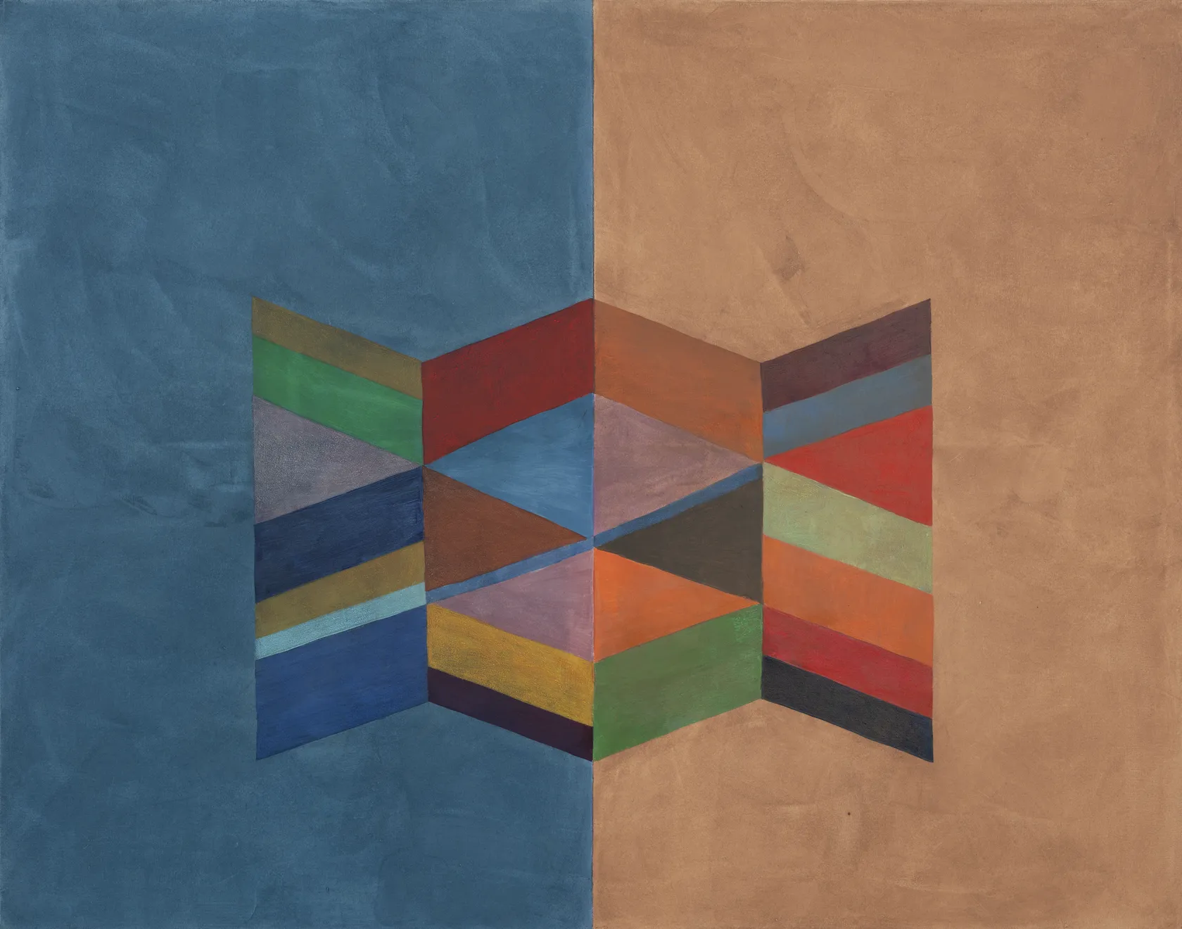 Vicki Sher, Untitled (blue-suede), 2025