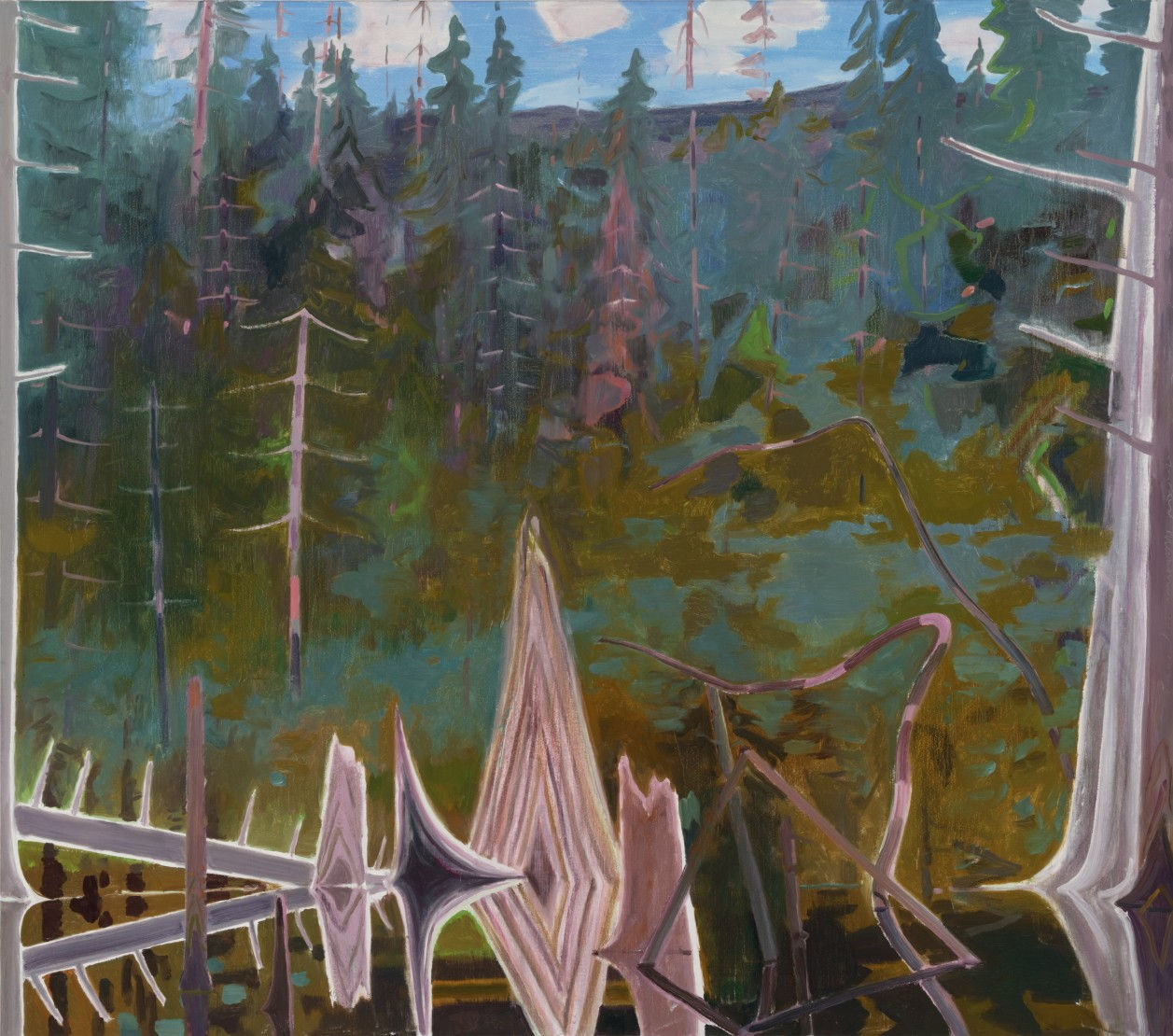 Eric Aho, Reflecting Forms at Water's Edge, 2022