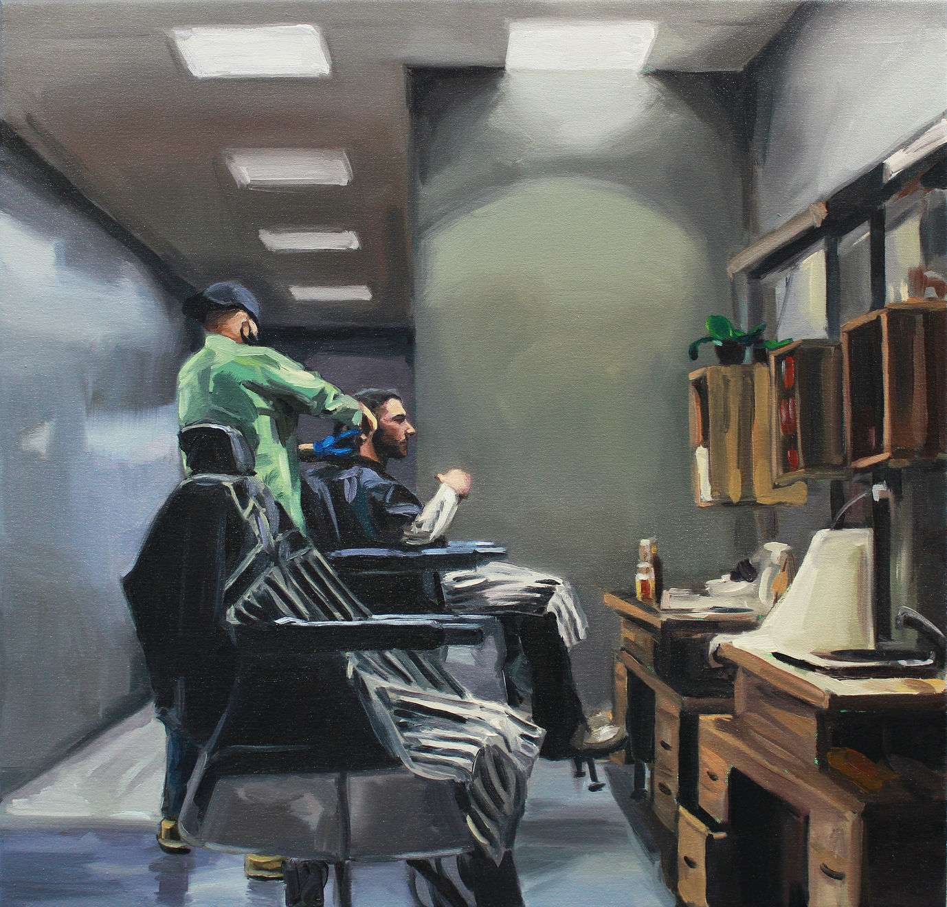 Thomas Cameron, Post Lockdown Haircut, 2022