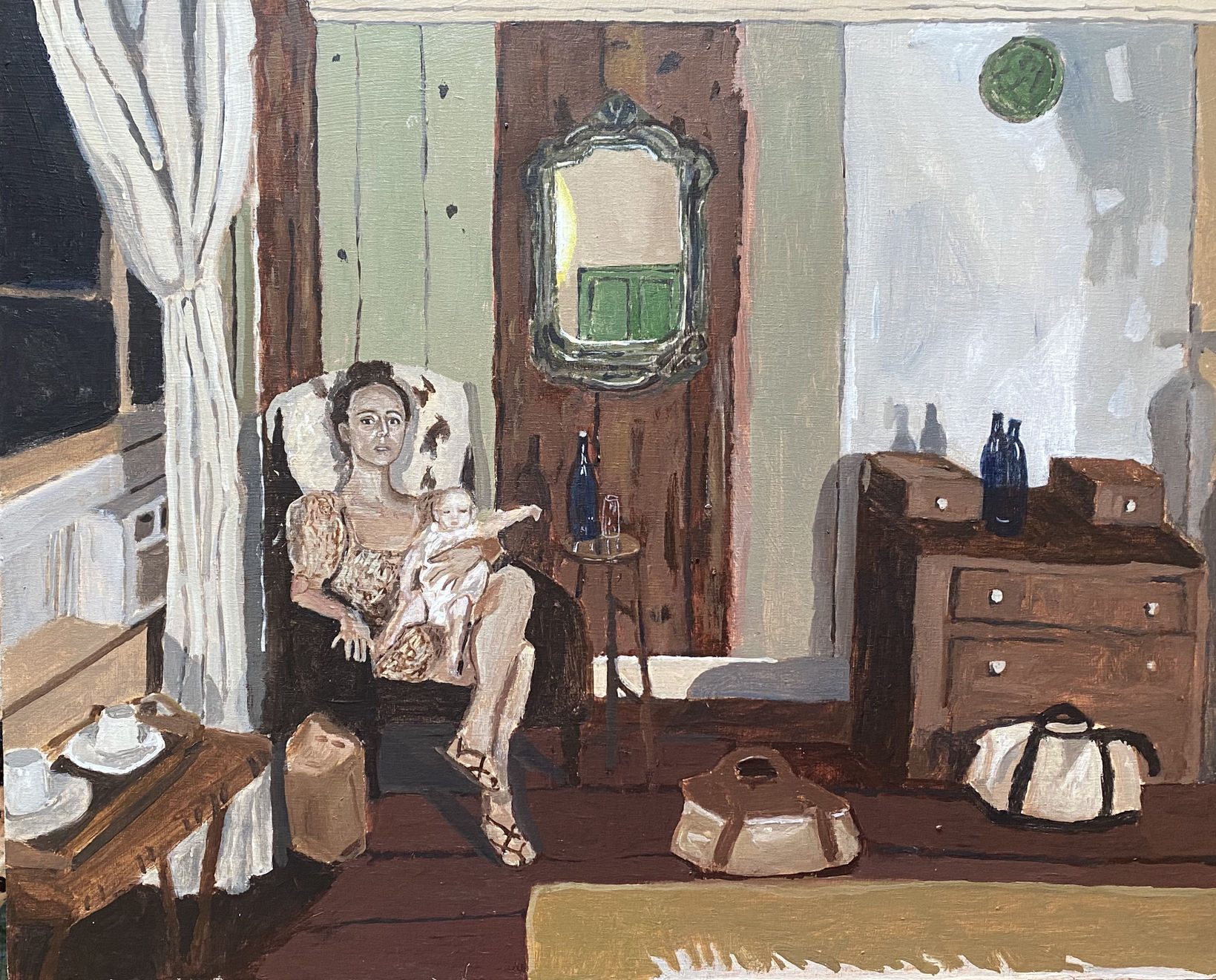 Polina Barskaya, Hotel in Hobart Village, 2020