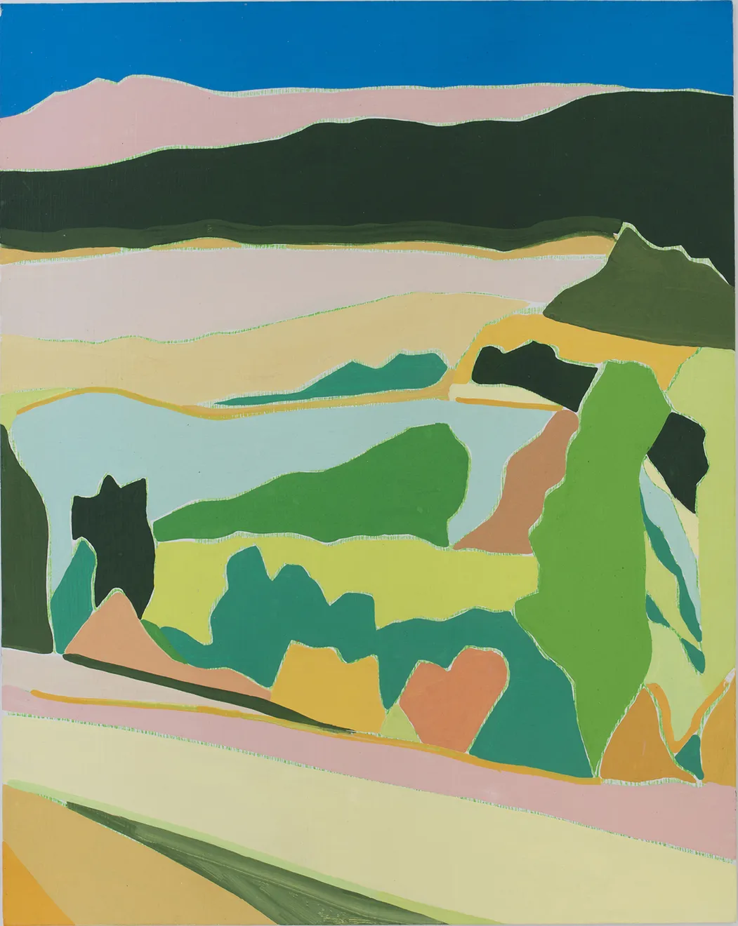 Tessa Perutz, Walnut Farmland and Forest, Dordogne, France, 2021