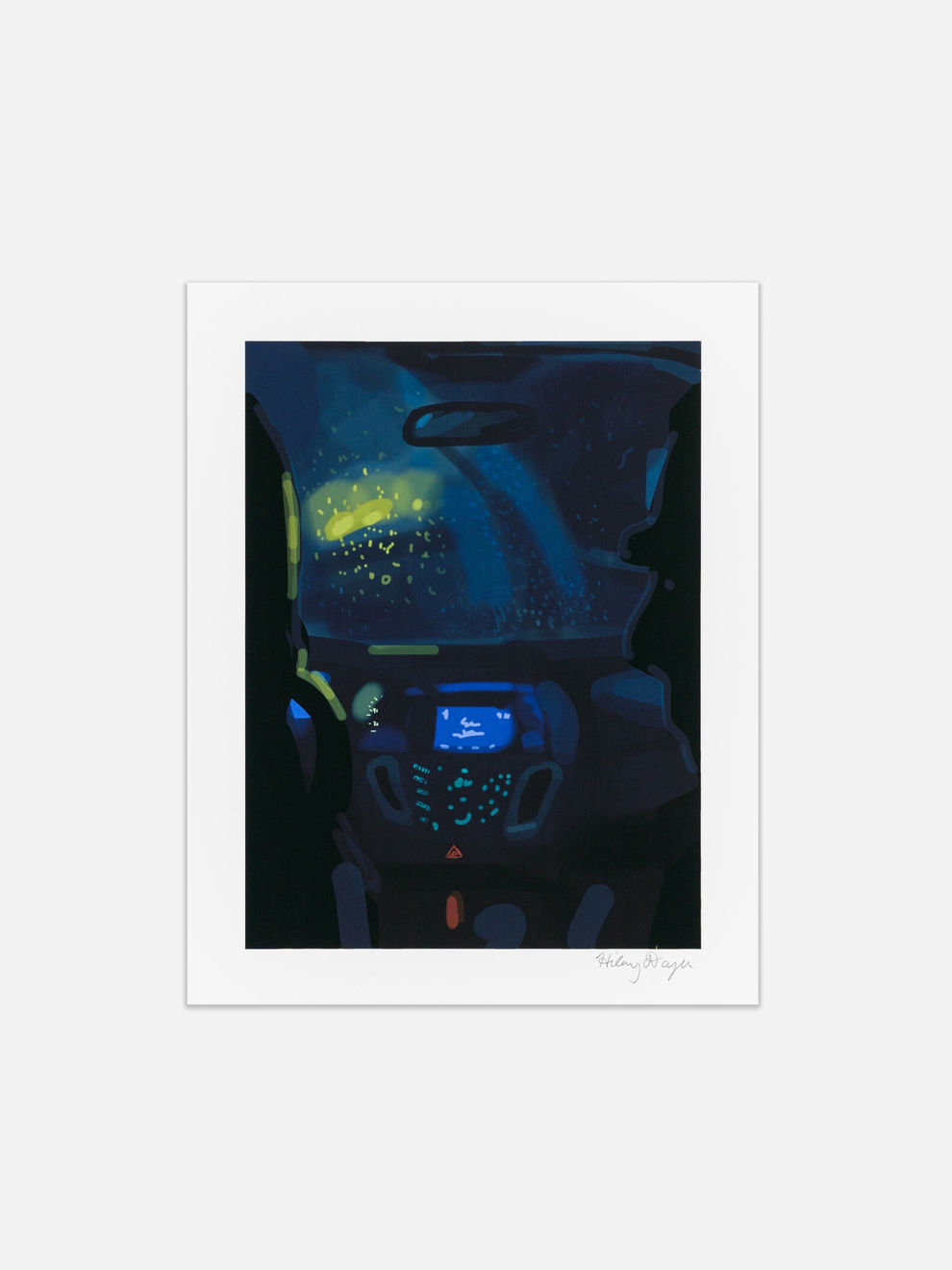 Hilary Doyle, Rainy Window at Night, 2012-2022