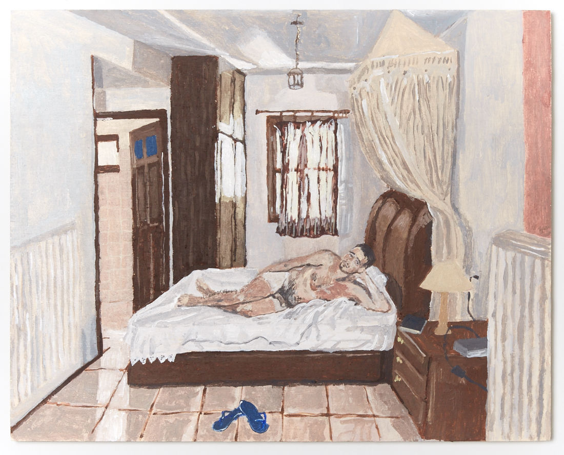 Polina Barskaya, Lounging in Tsagarada, 2020