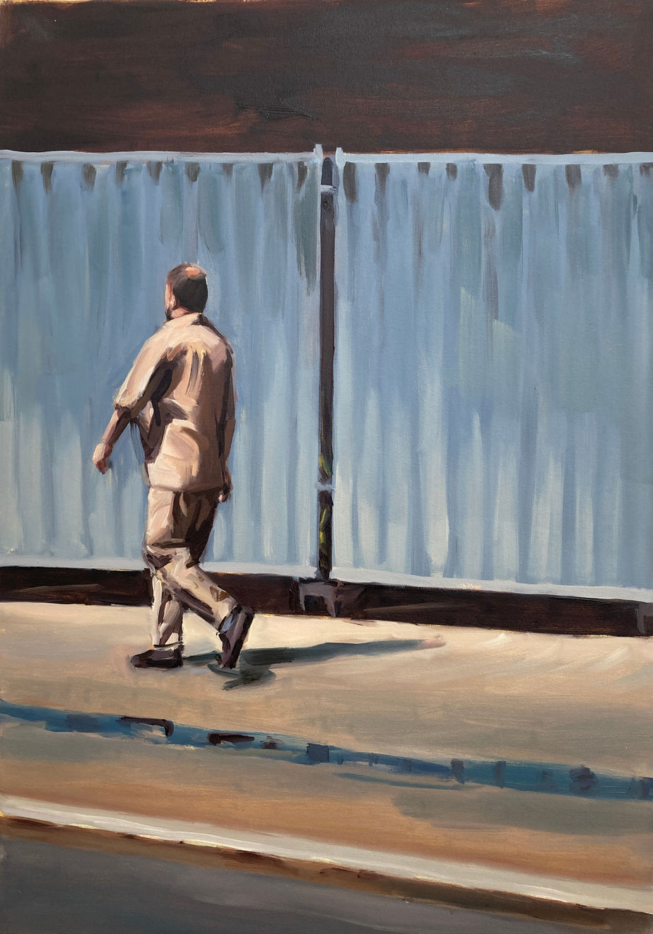 Thomas Cameron, Man Walking, 2022