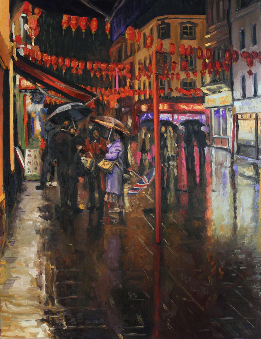 Thomas Cameron, Chinatown Rain, 2022