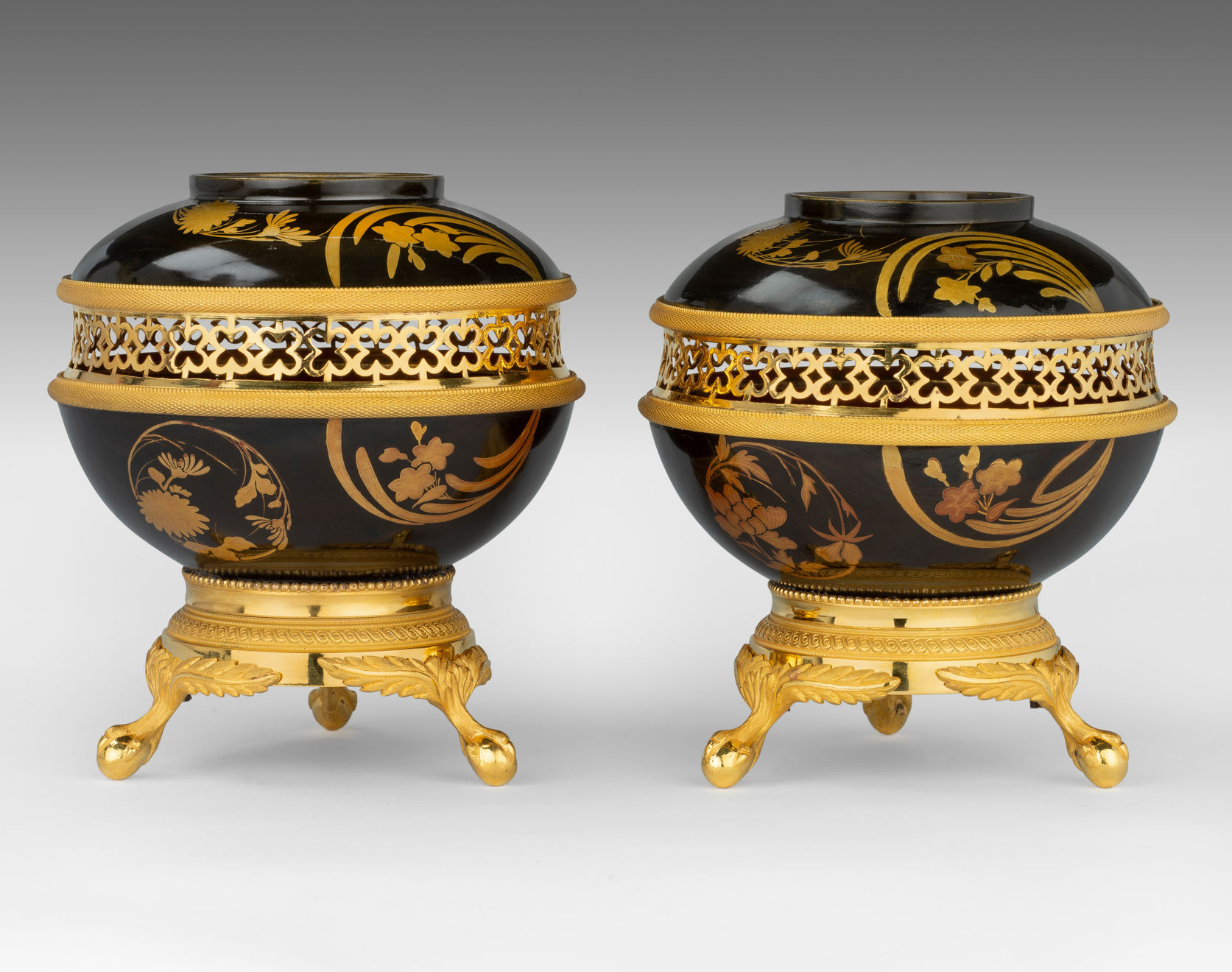 Coulborn antique Pair Pot Pourri Vases Benjamin Vulliamy